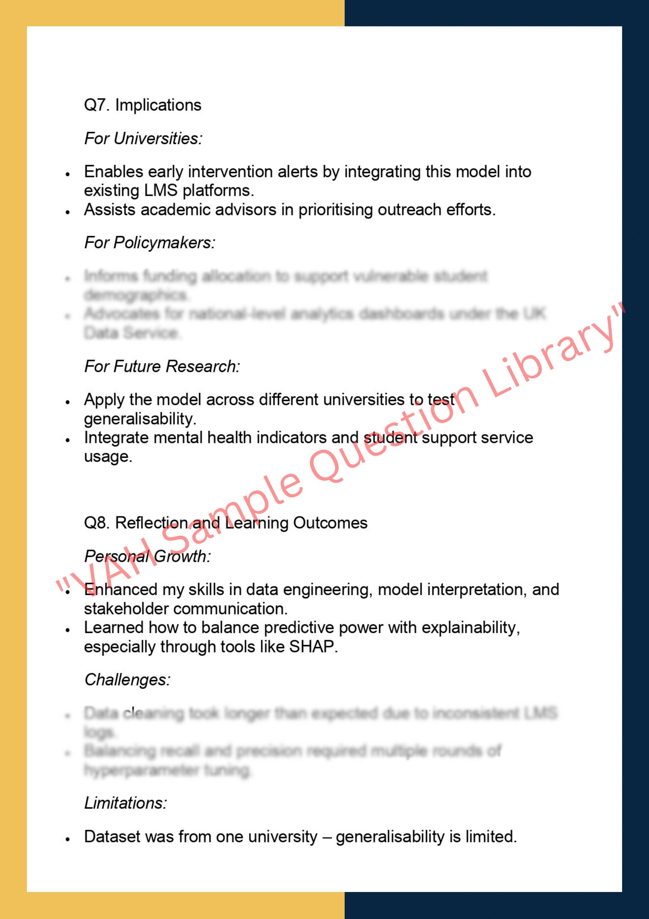 DATA7000 –  Data Analytics Thesis 4