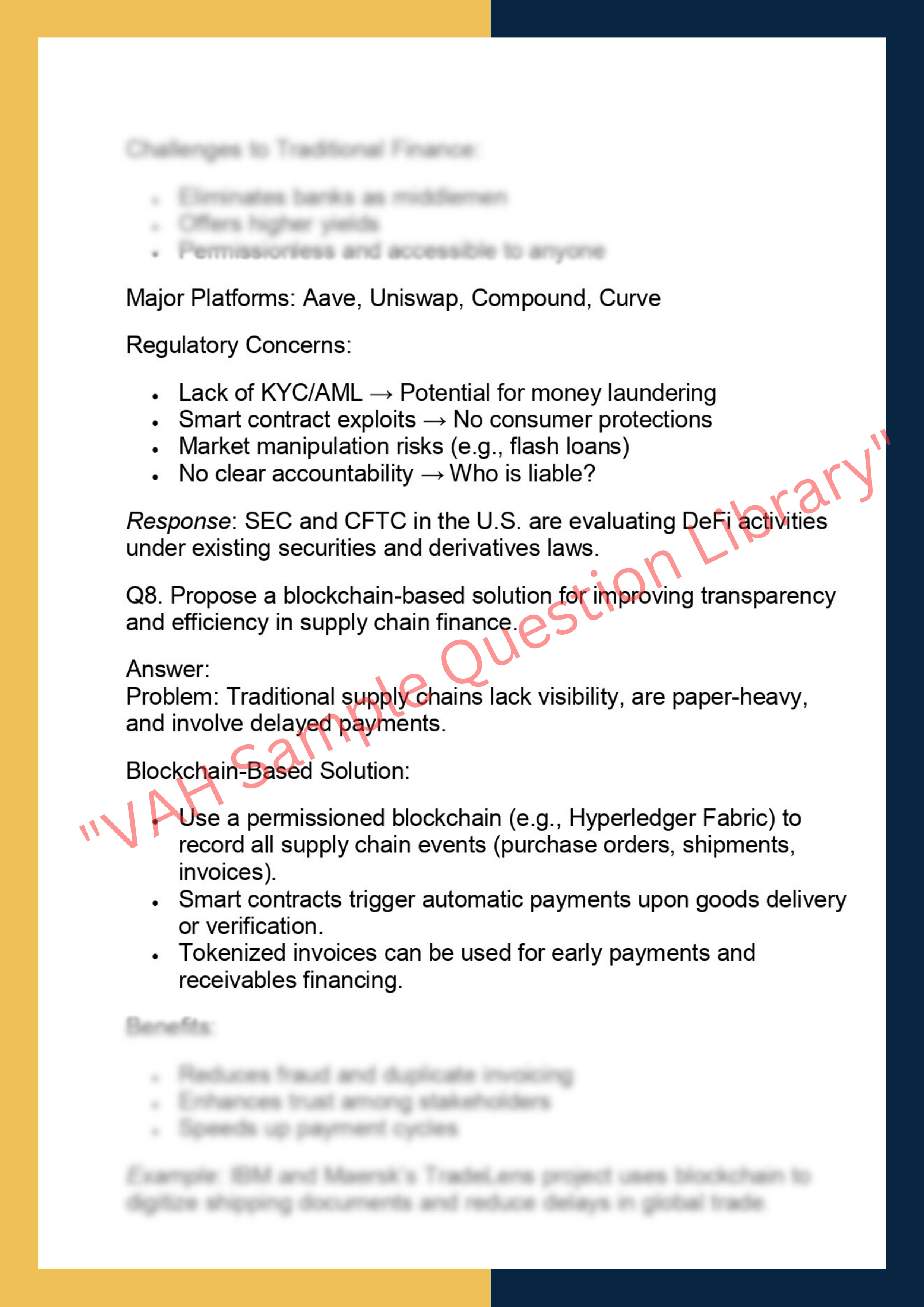 FINC6023 – Blockchain Applications in  Financial Services 4