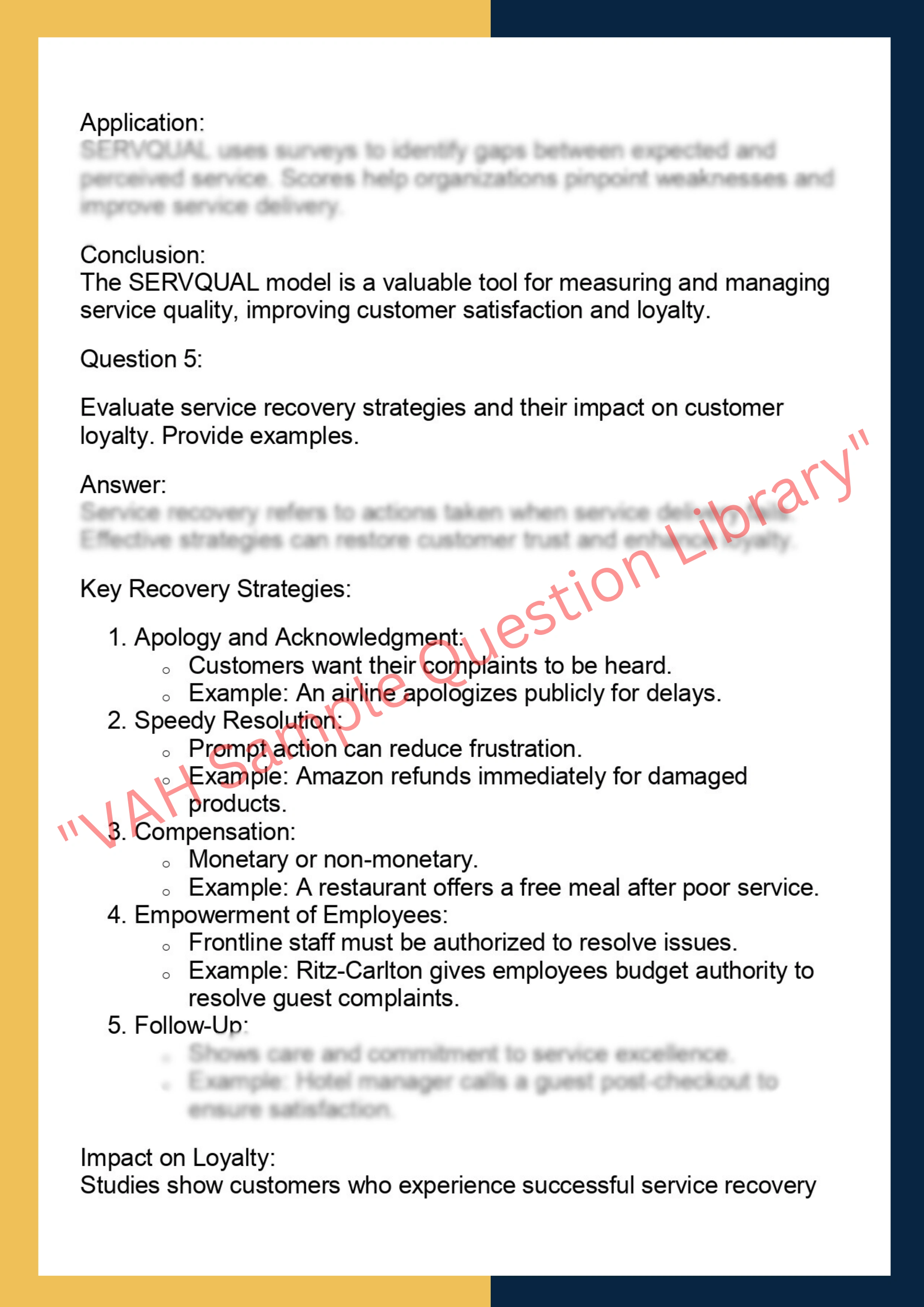 MKTG6006 -  Services Marketing 4