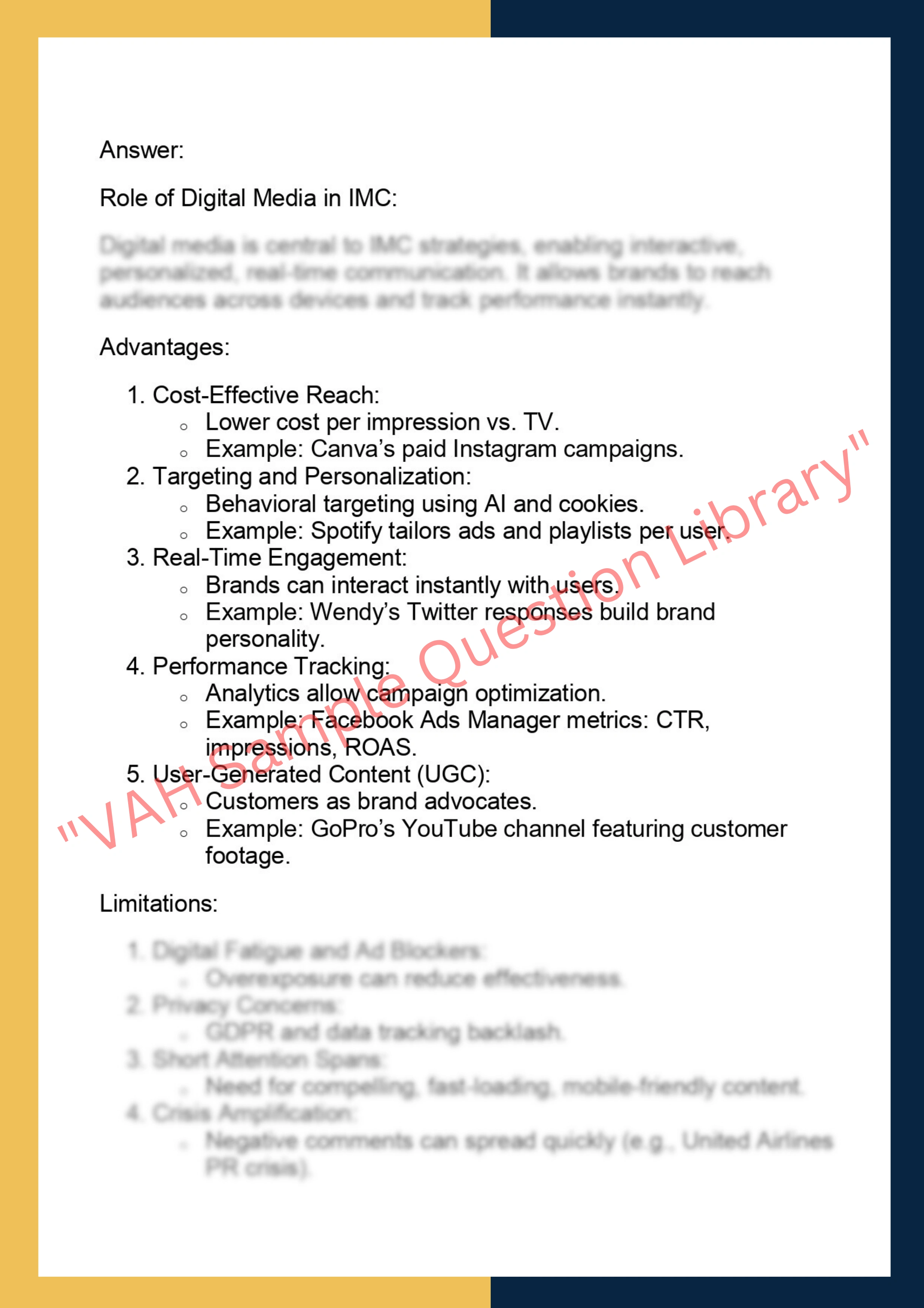 MKTG6007 -  Integrated Marketing Communications 4