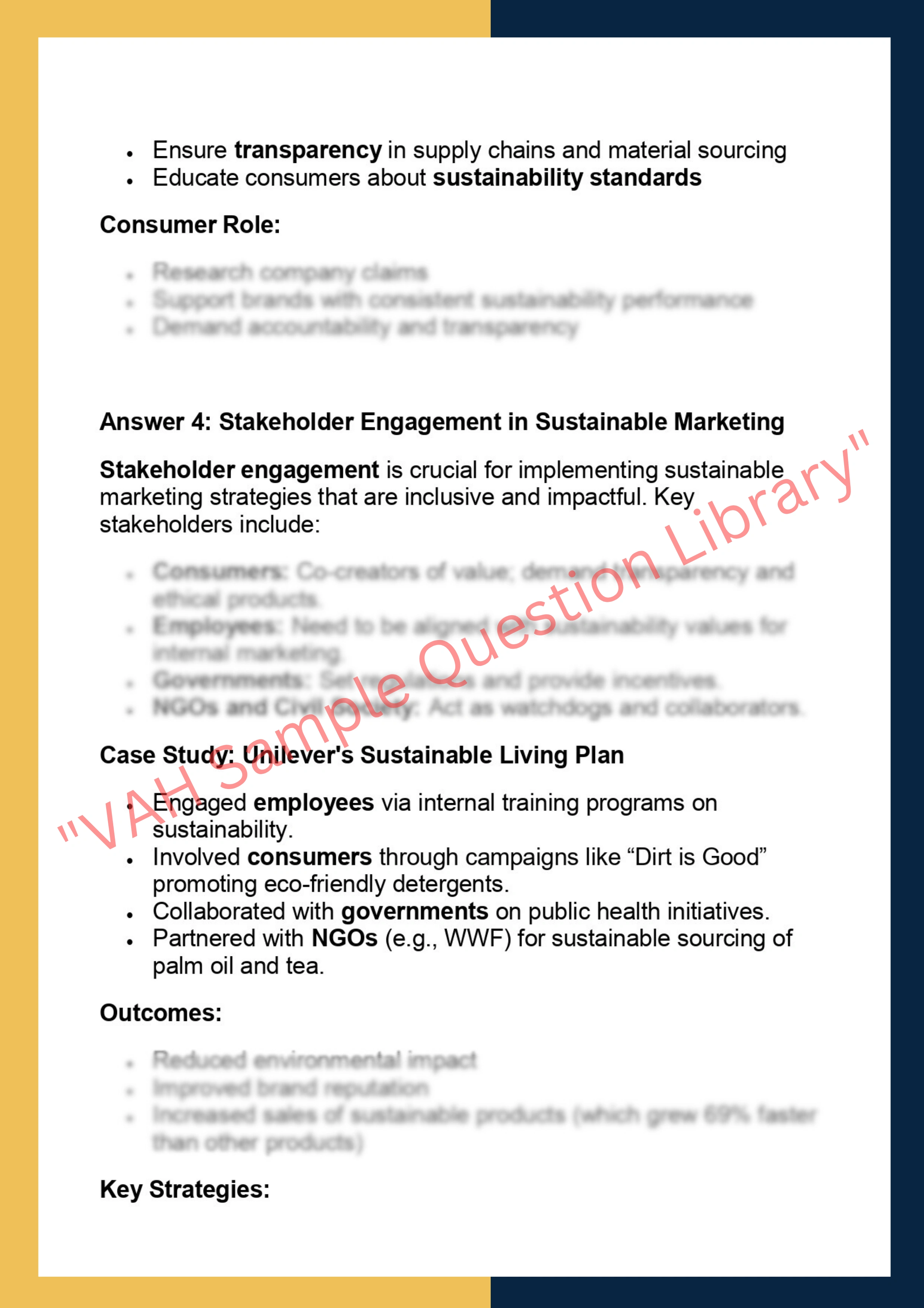 MKTG6014 - Sustainable and Ethical Marketing 4