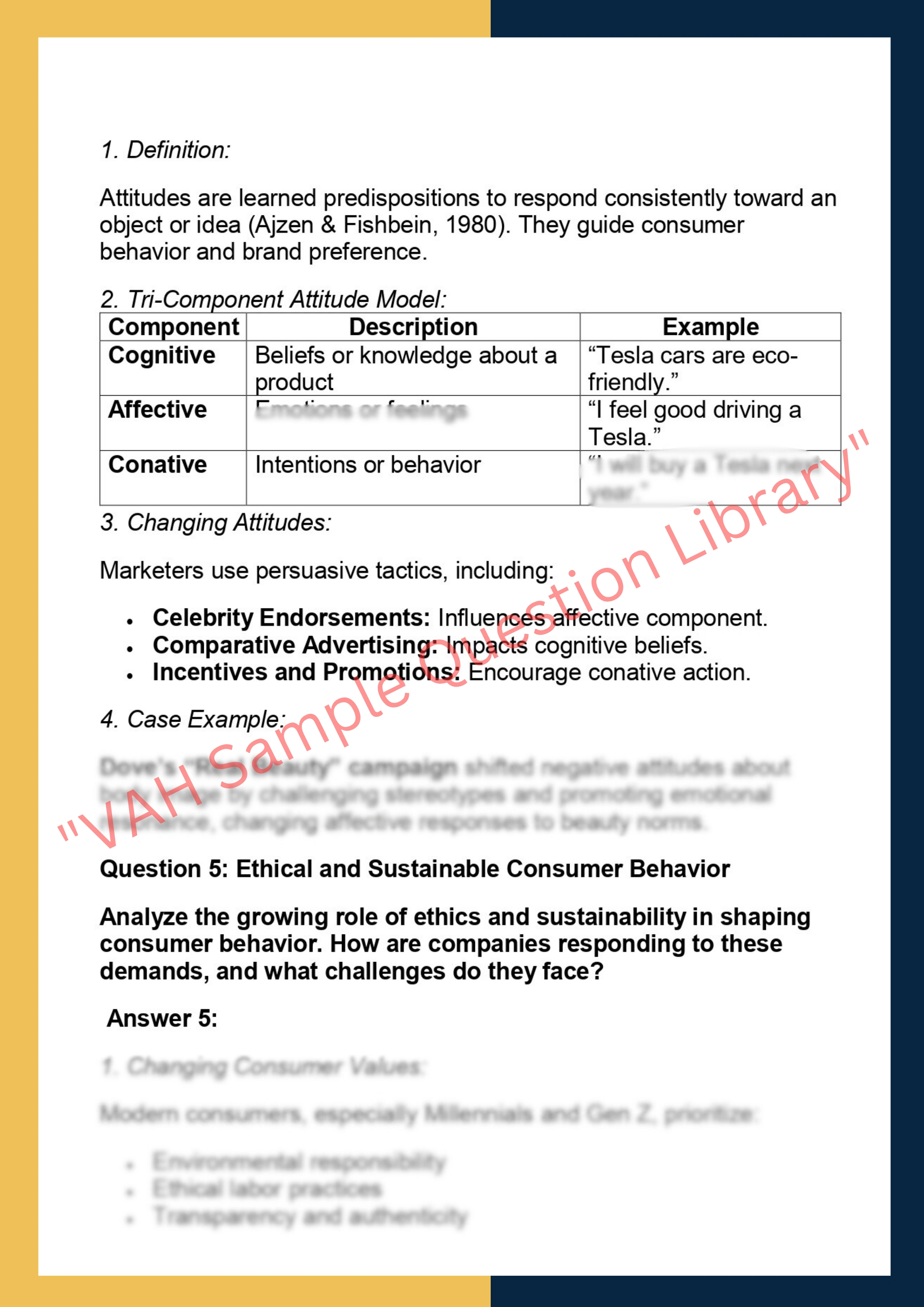 MRKT531: Consumer Behavior and Decision  Making 4