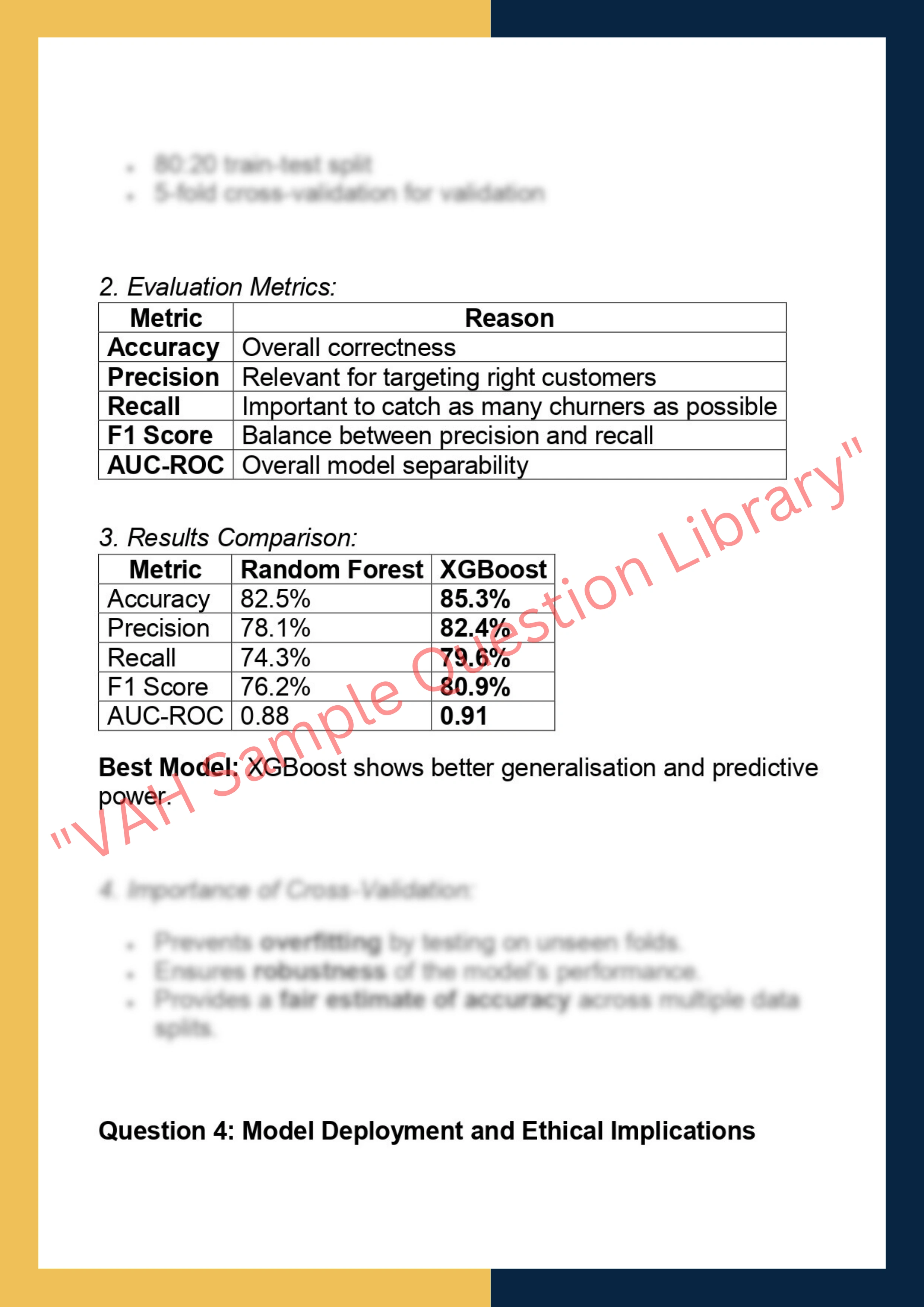 DSCE6015 Subject Title: Predictive Analytics & Modelling 4