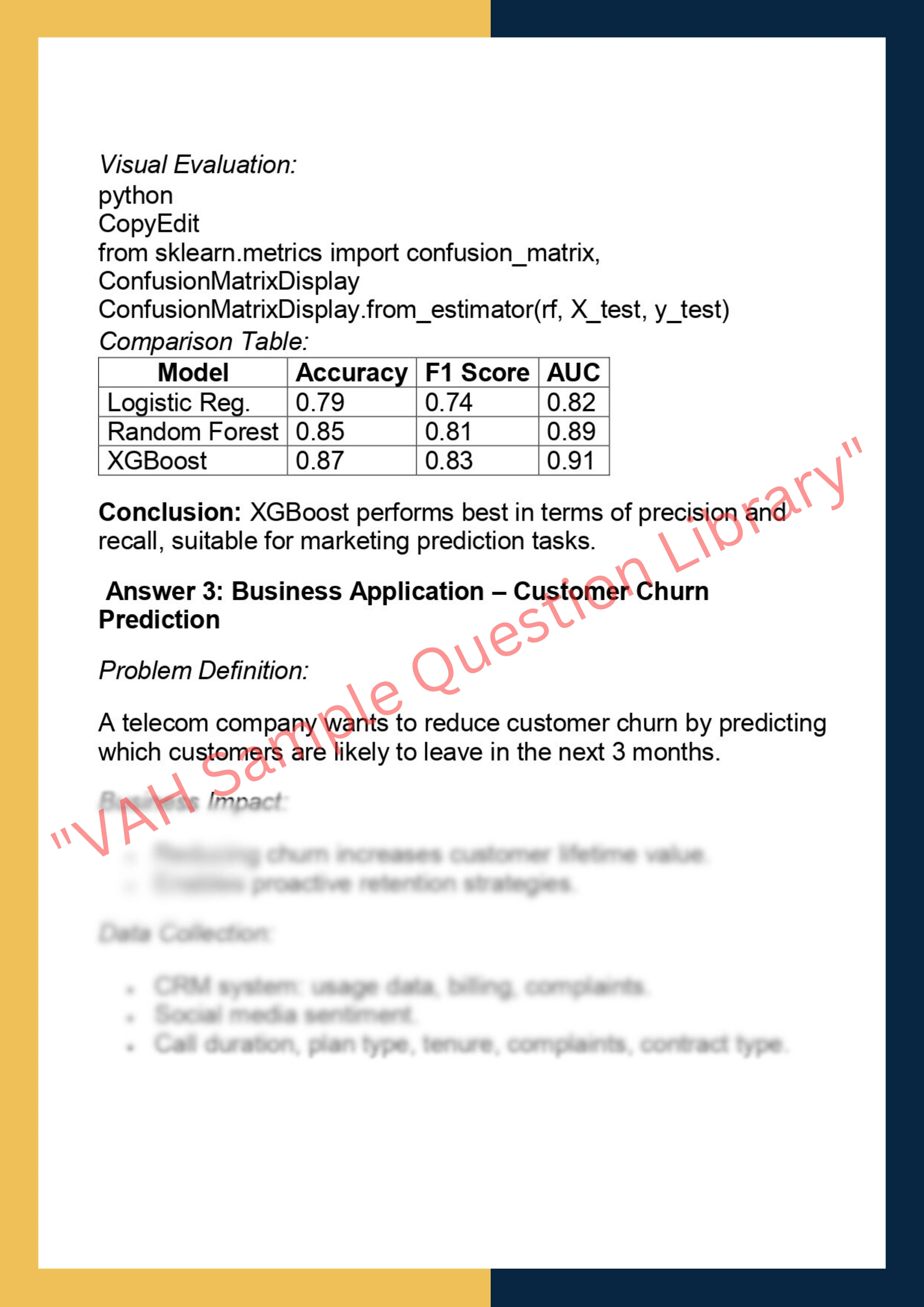 DSCE6016 – Predictive Analytics & Modelling 4