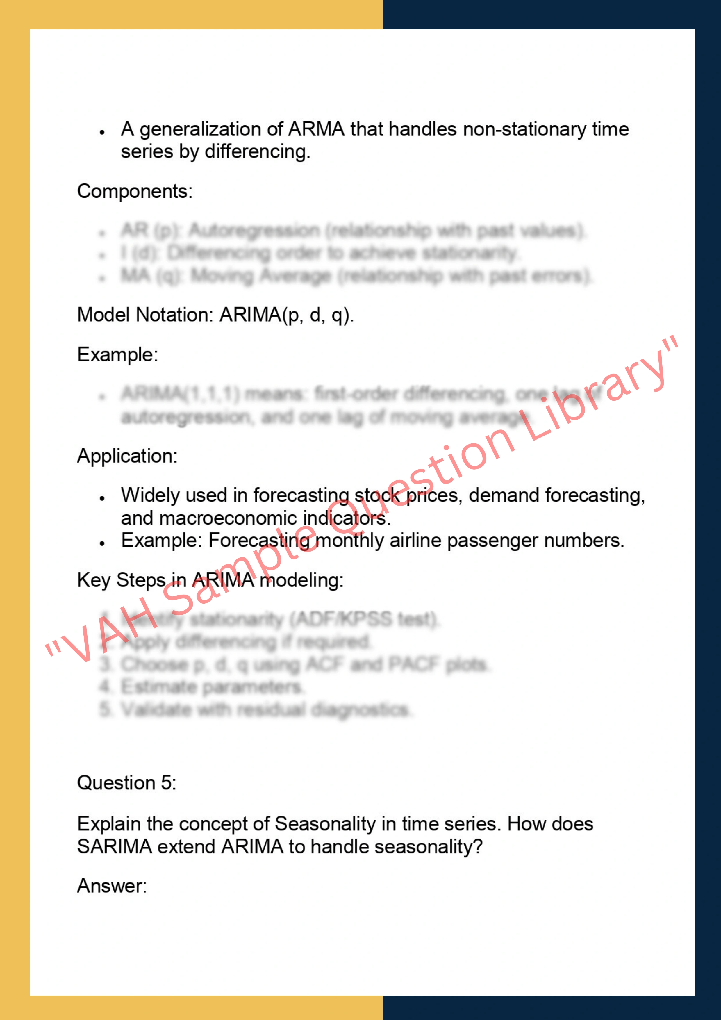 DS6009 – Time Series & Forecasting  Methods 4