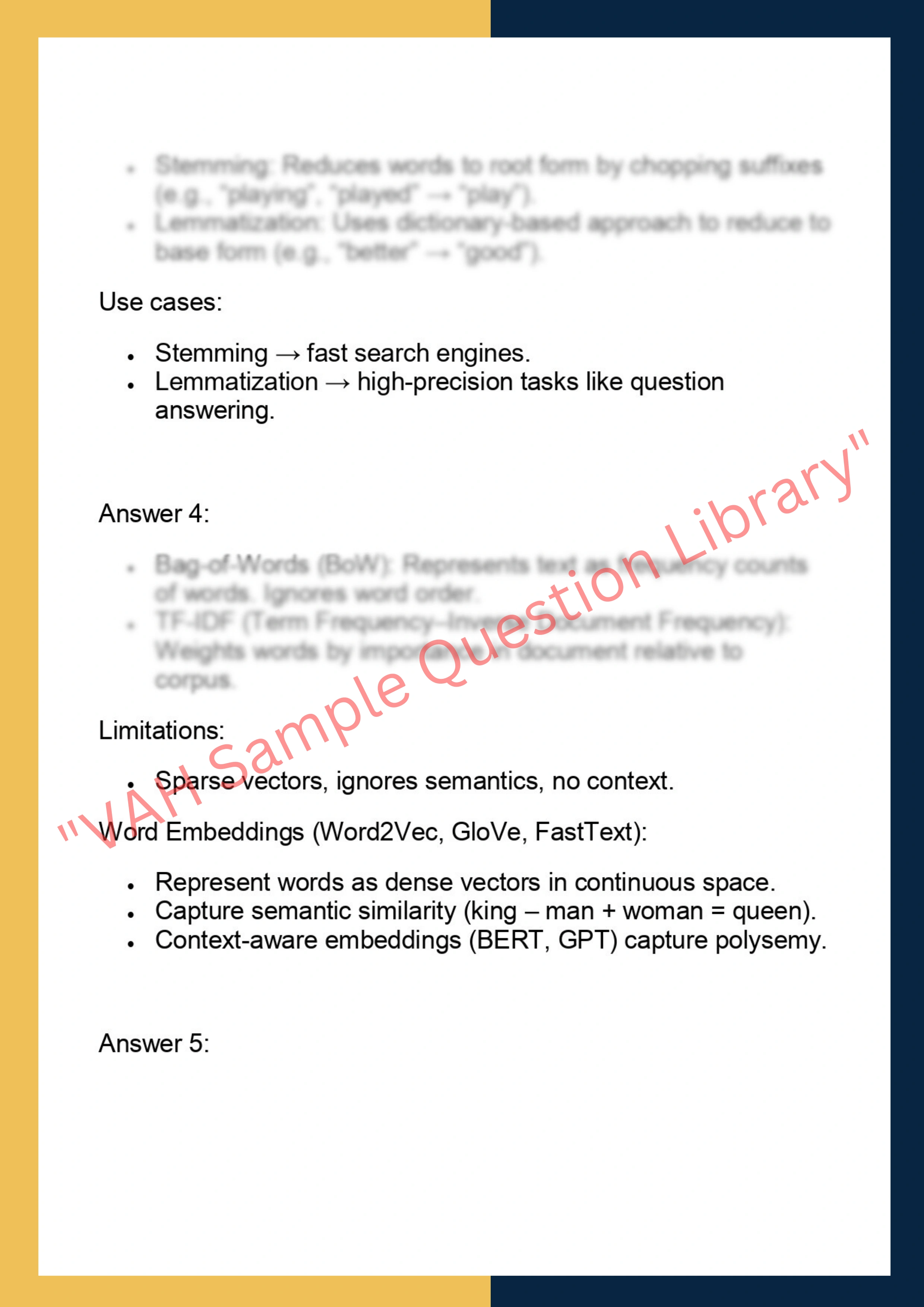 DS6010 – Natural Language Processing (NLP) & Text Analytics 4