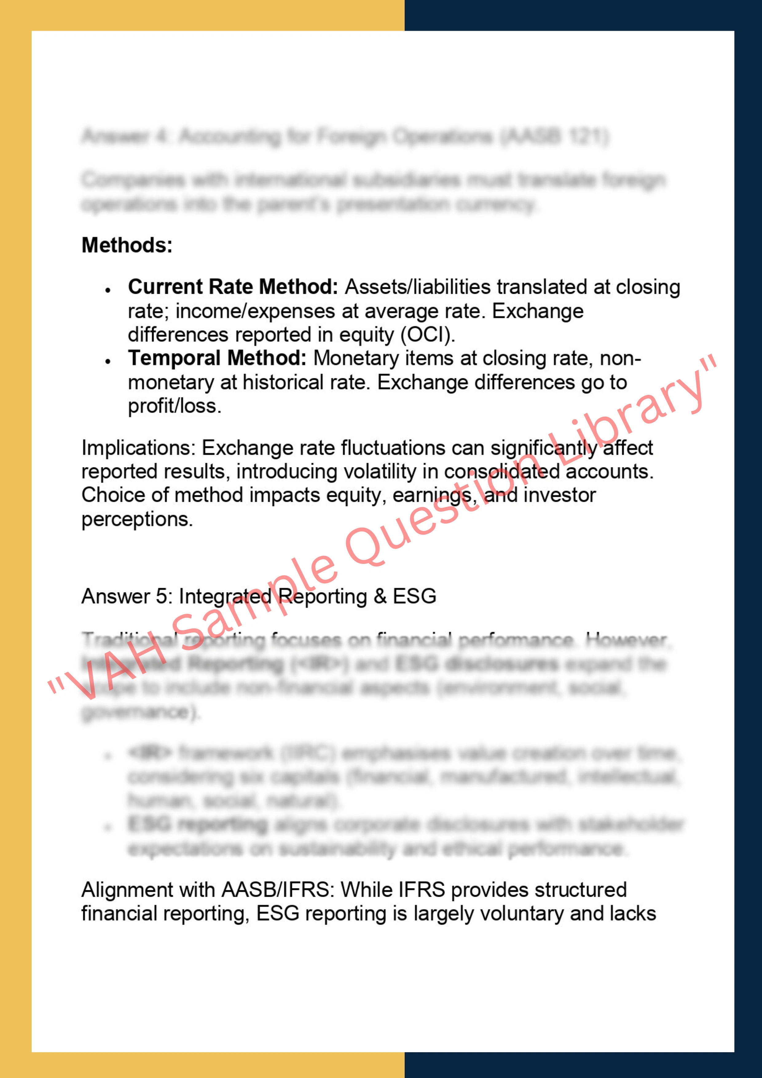 ACCT7001  – Advanced Financial  Accounting 4
