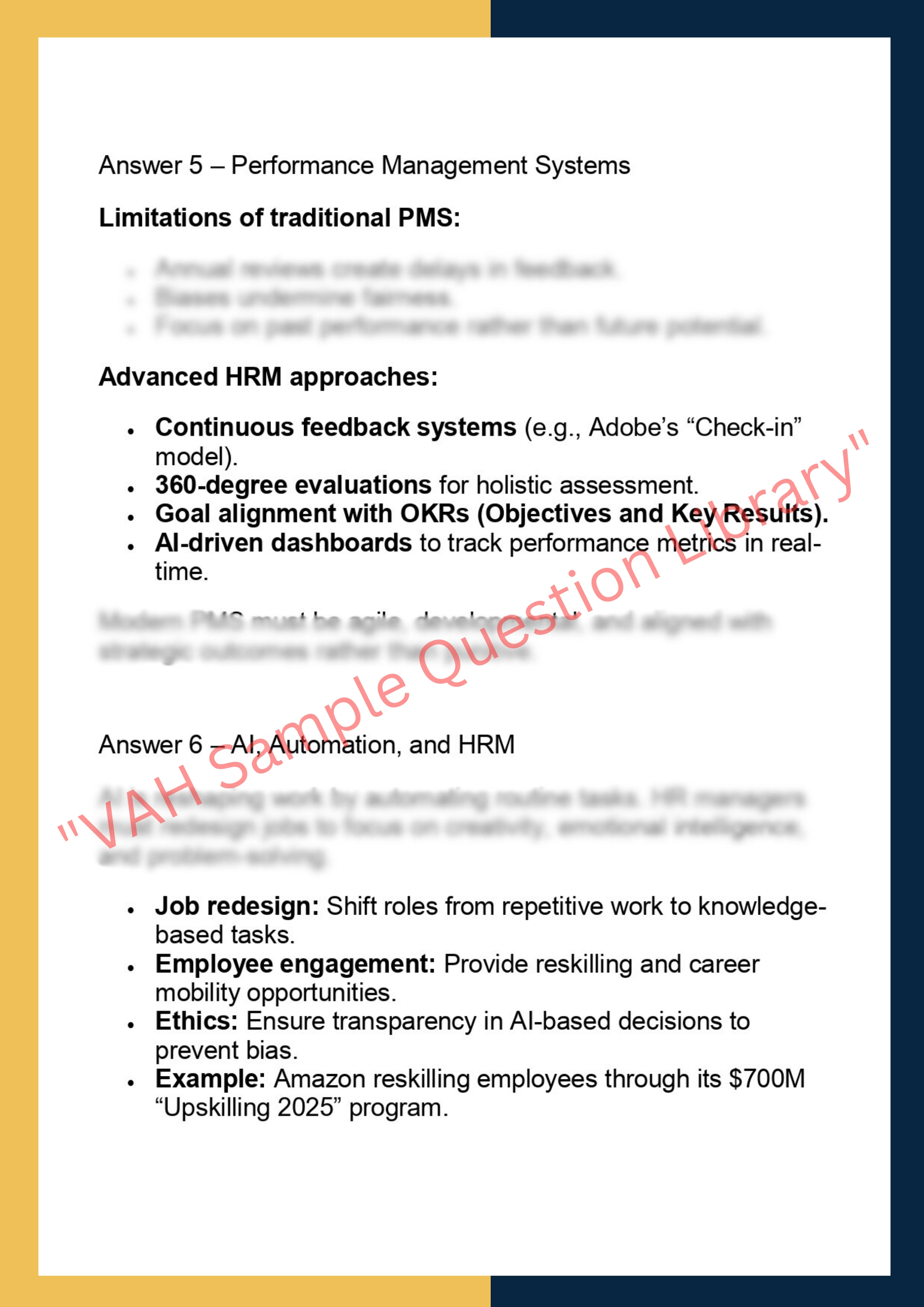 HRMG7006 – Advanced Human Resource  Management 4