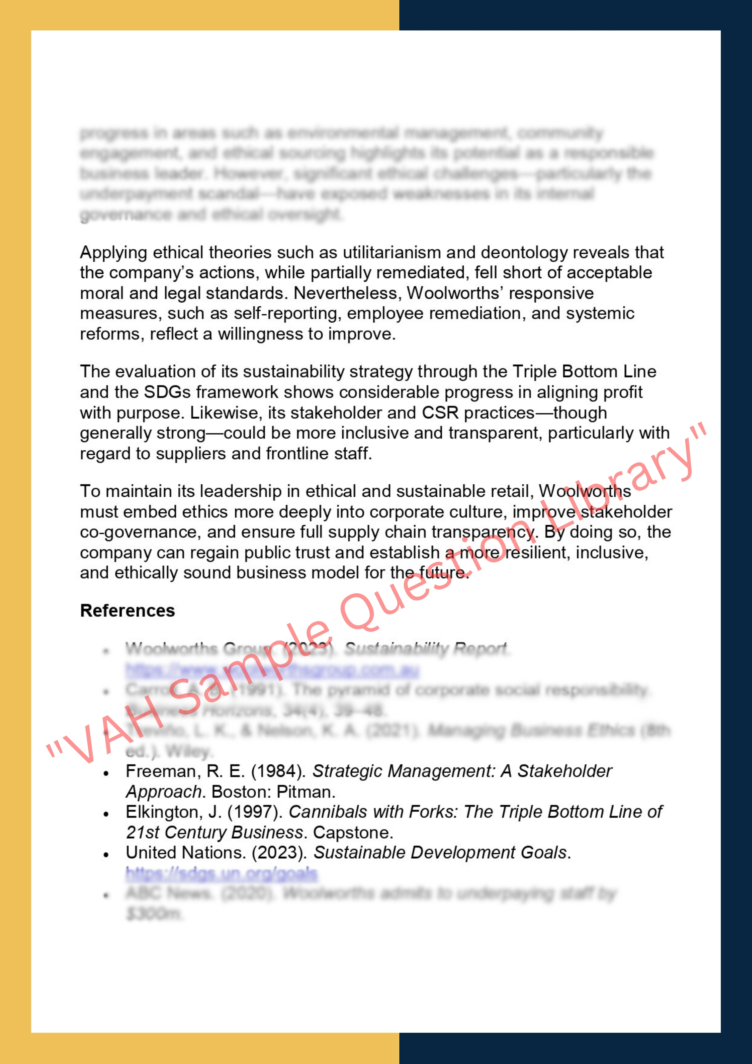 BUSS6001  – Business Ethics & Sustainability 4