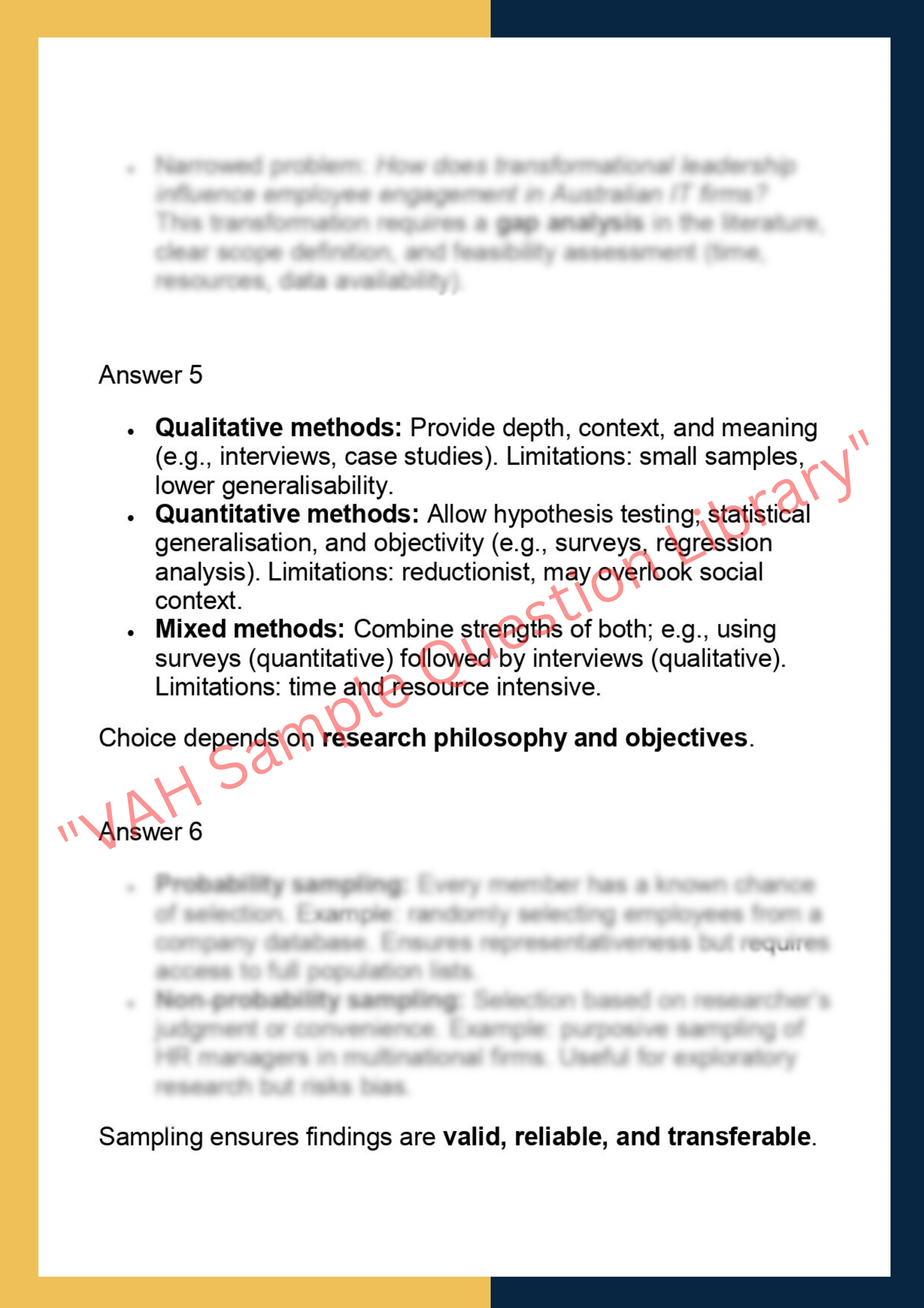 MGMT7100-  Management Thesis 4