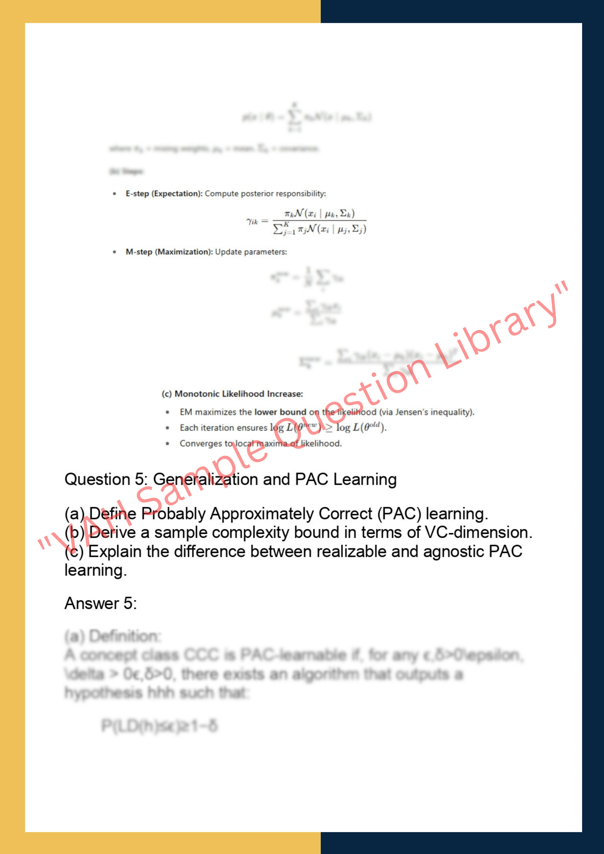 CIS 520 –  Machine Learning 4