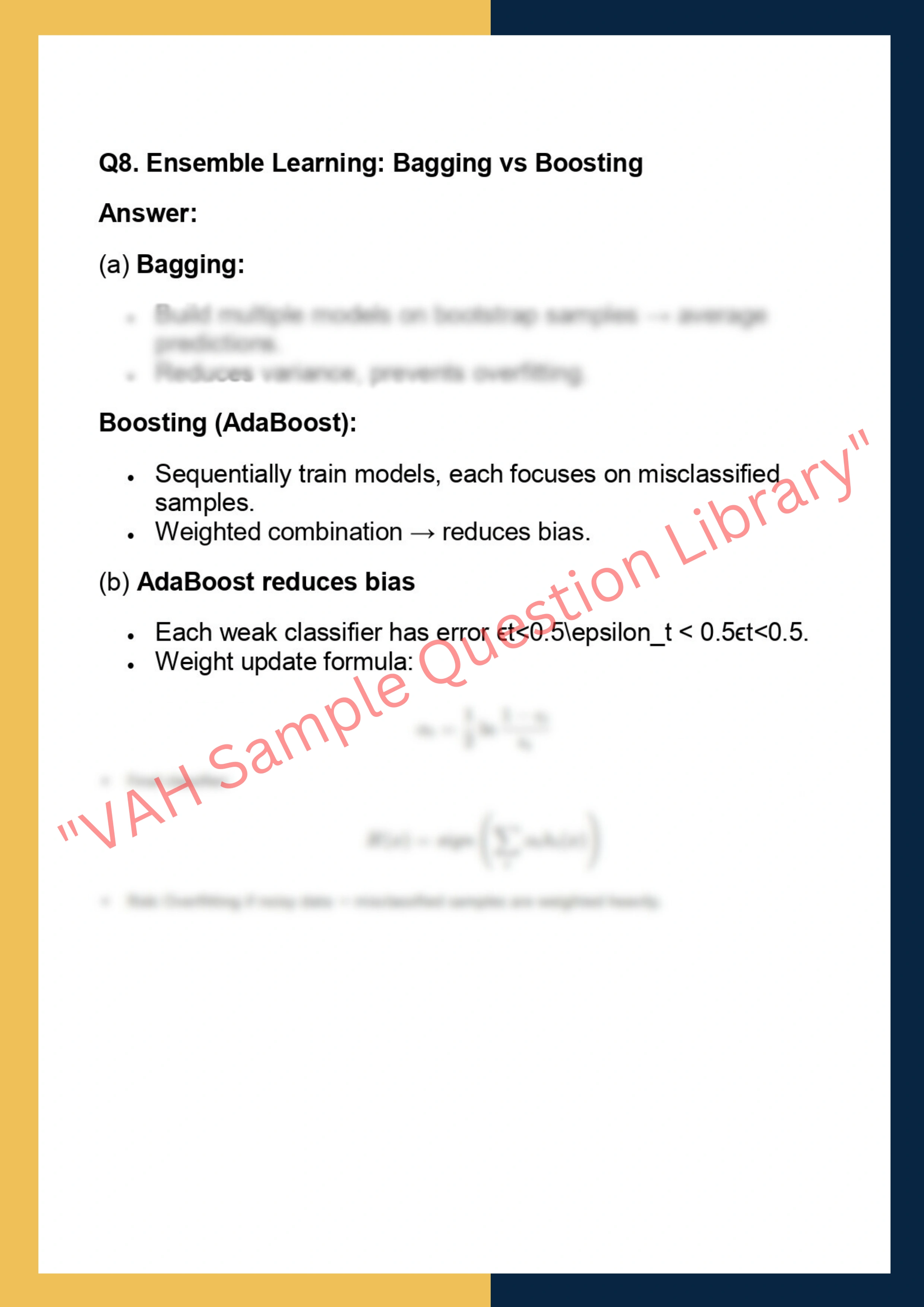 CS 589 – Machine Learning Algorithms 3
