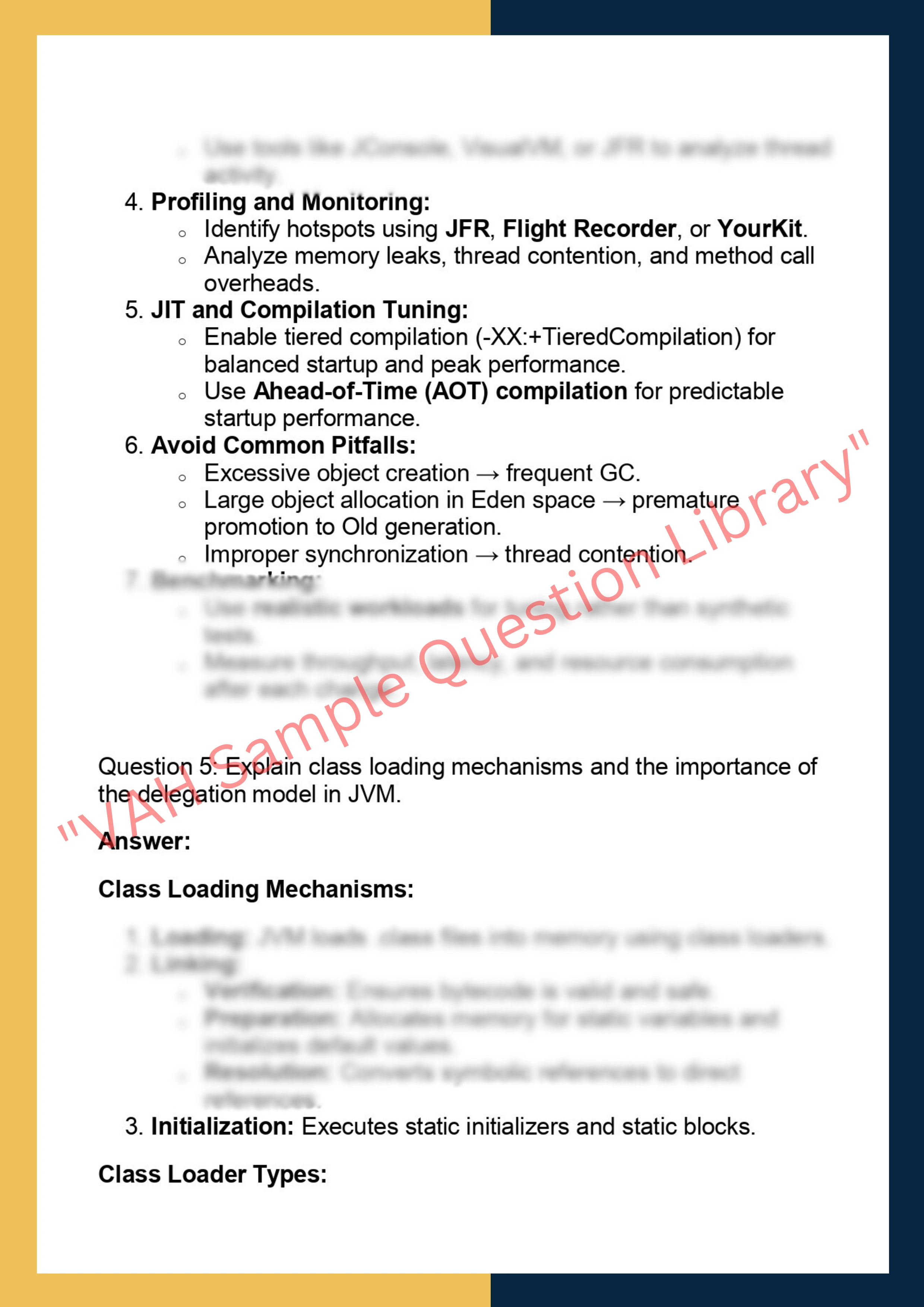 JVMPT614 – JVM Internals & Performance  Tuning 4