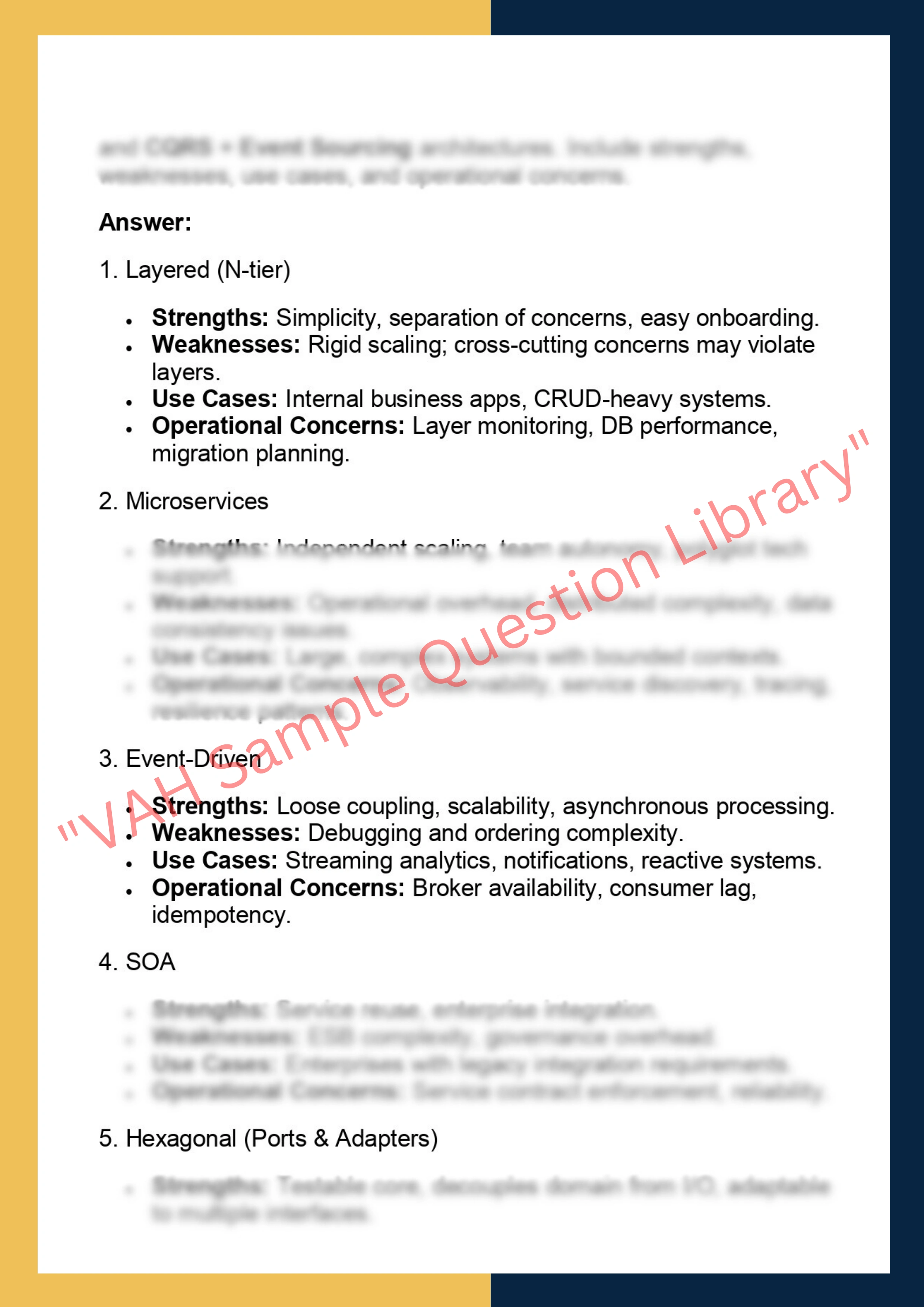 DPSA622 – Design Patterns & Software  Architecture 4