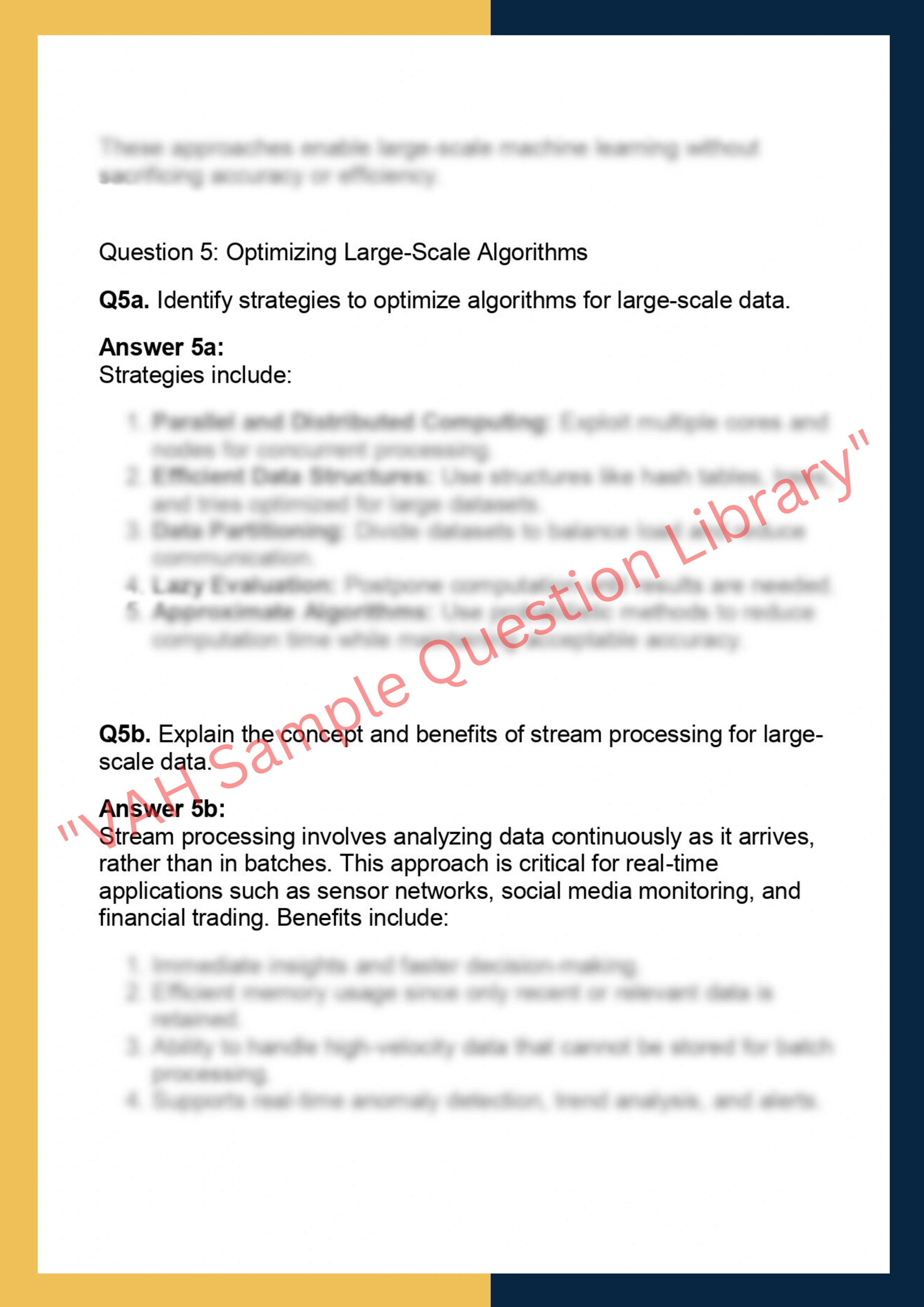 ALDJ635 – Algorithms for Large-Scale Data in  Java 4