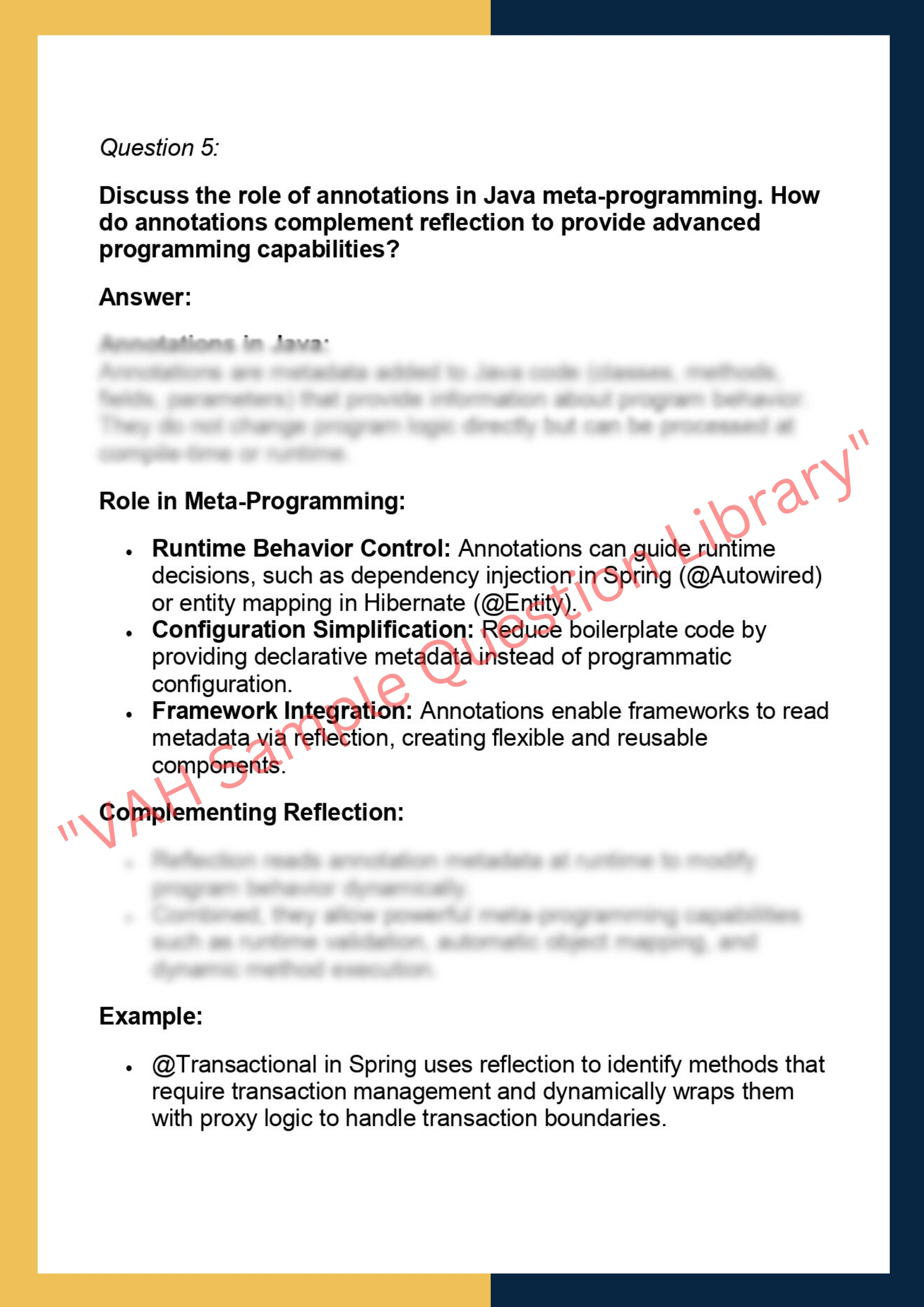 ATJ642 – Advanced Topics in Java (Reflection, Meta-Programming) 4