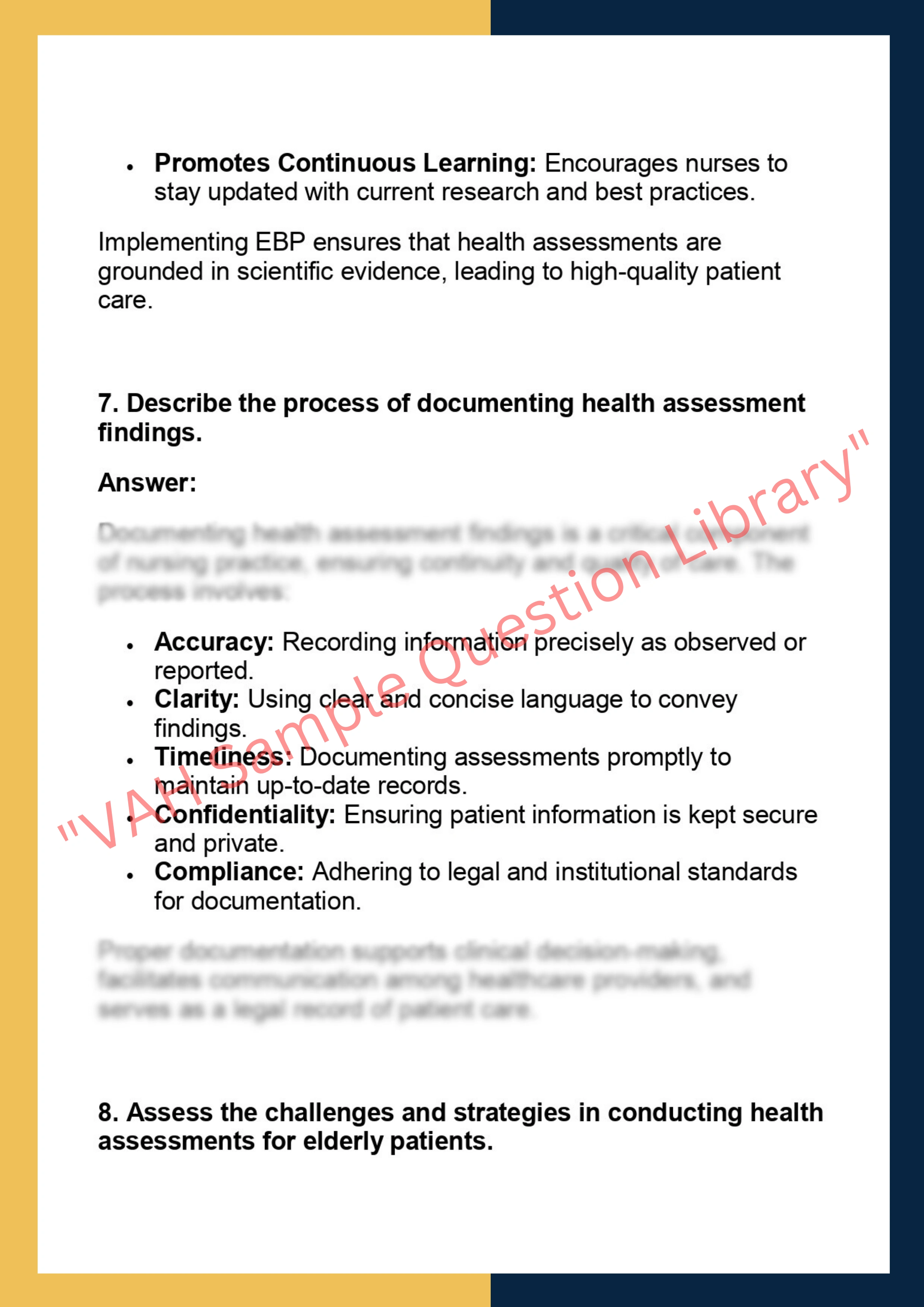 HLM601 – Nursing Practice and Health 4
