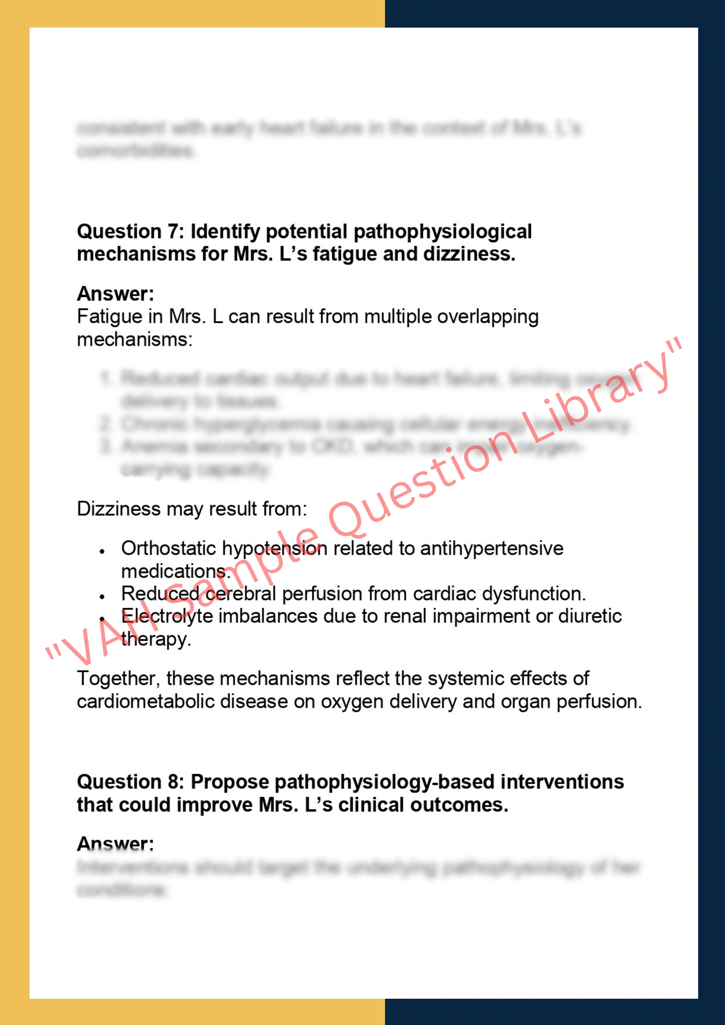 NURS 531 – Pathophysiology for Advanced  Practice Nursing 4