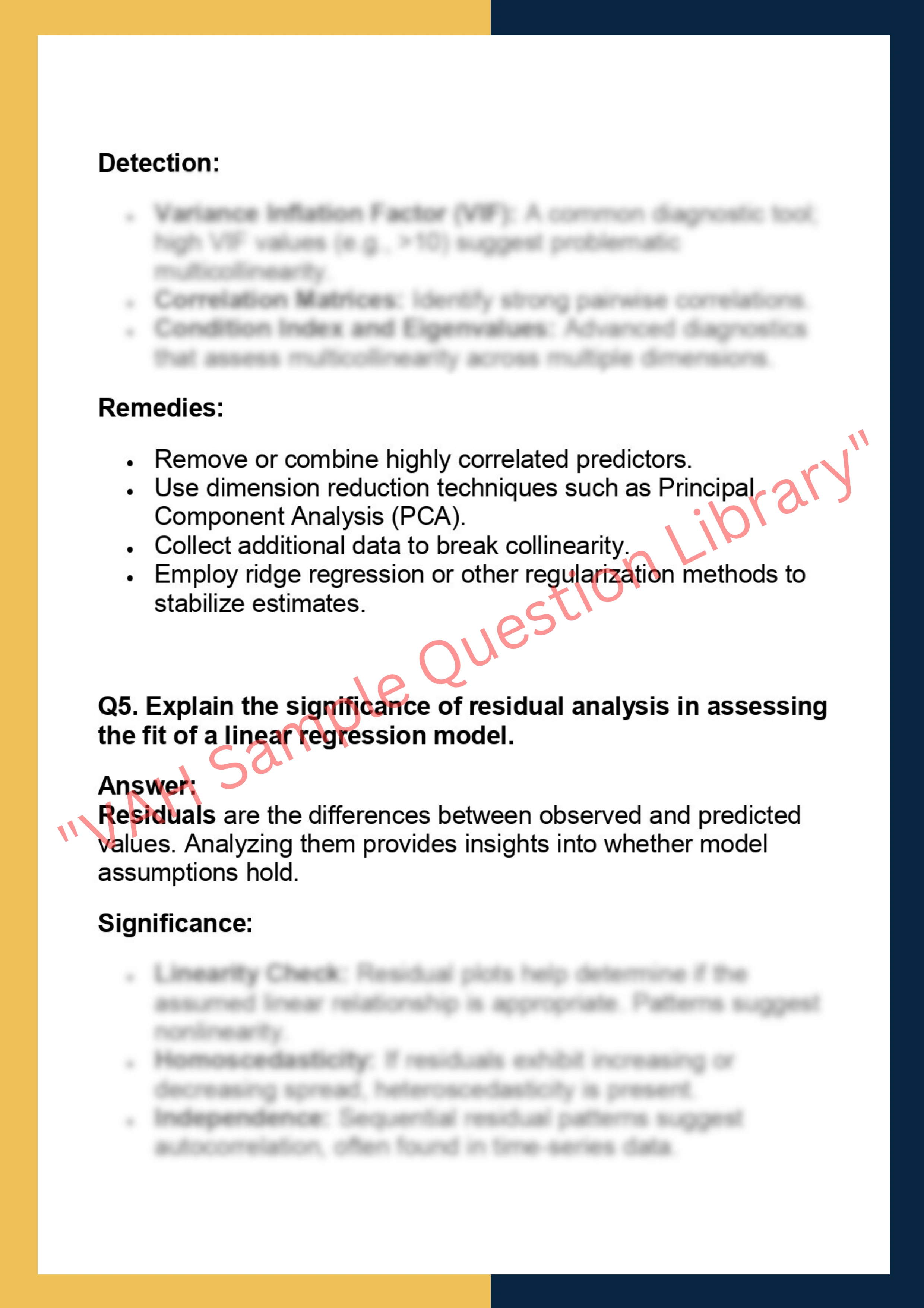 STA 530 – Linear Models & Regression 4