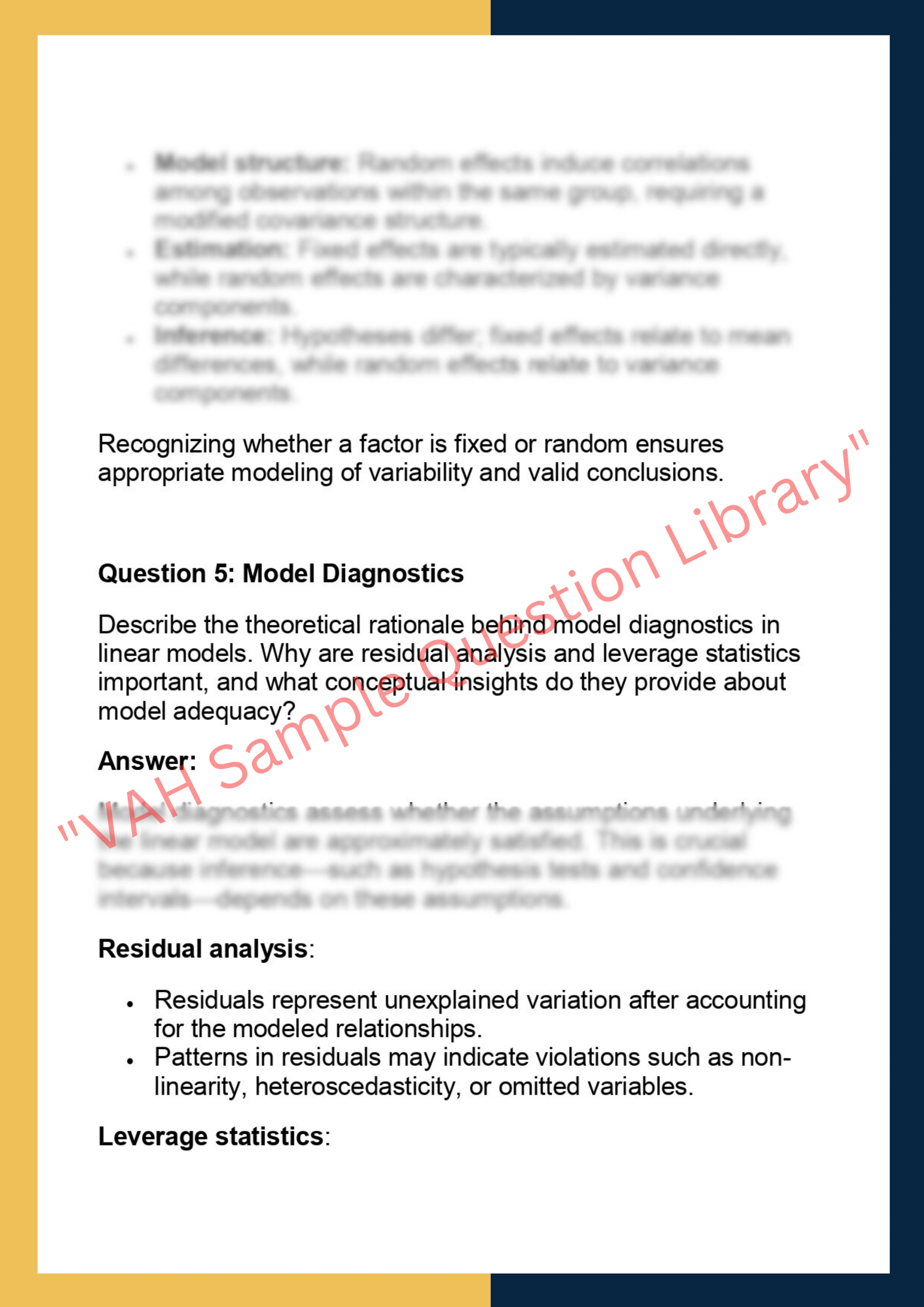 STAT 670- Advanced Linear Models 4