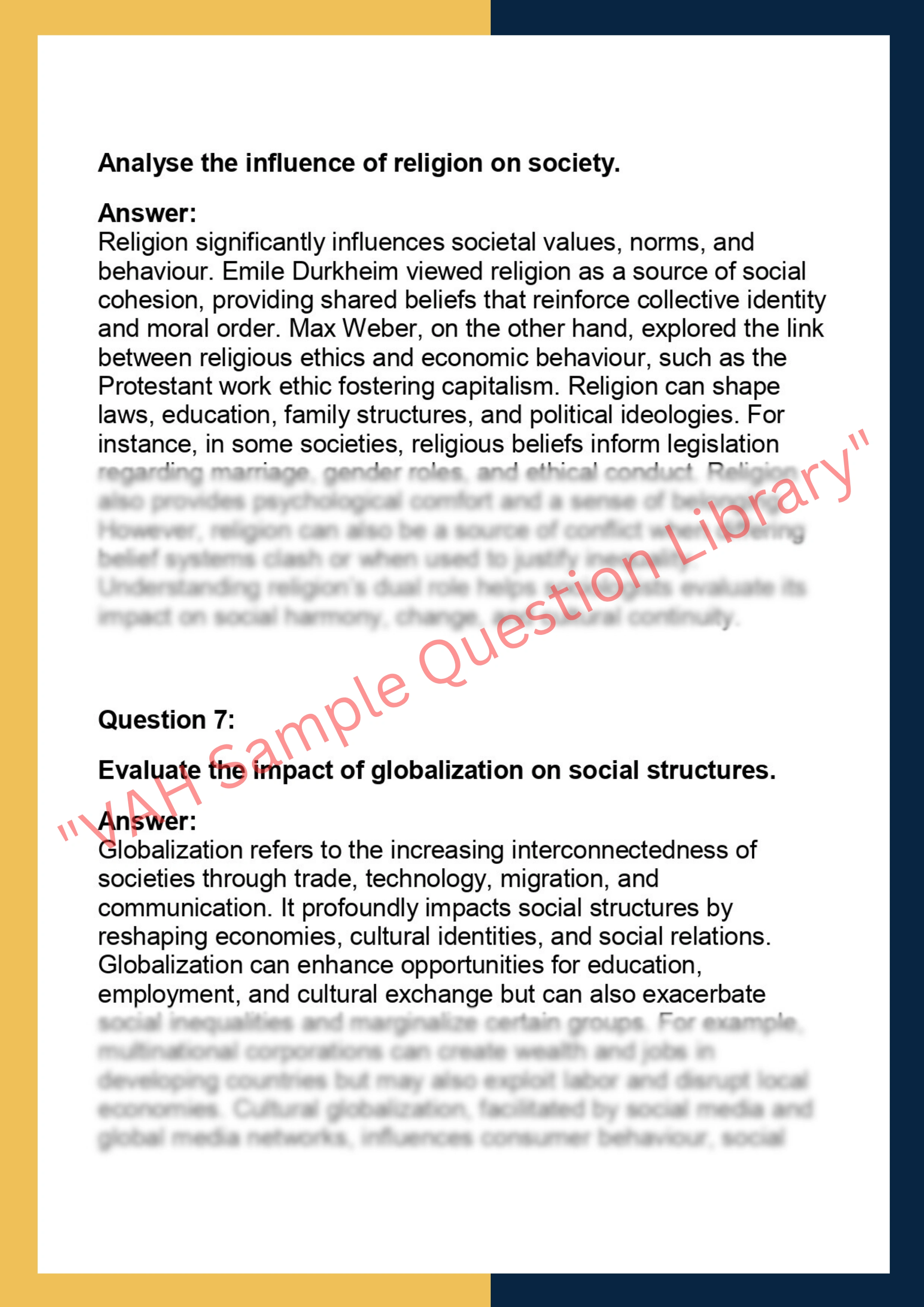 SOC101 –  Introduction to Sociology 4