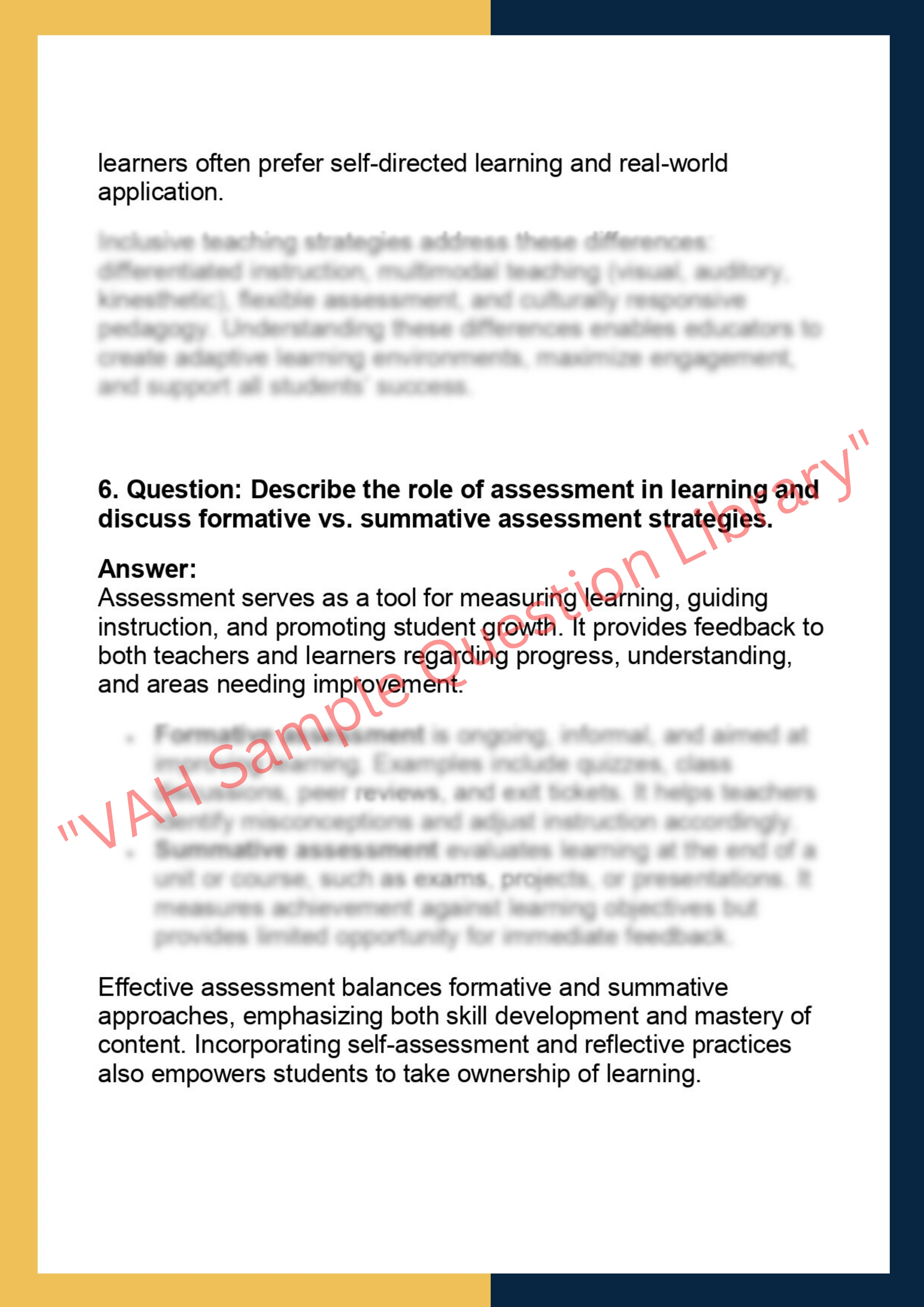 EDU201 – Educational Psychology 4