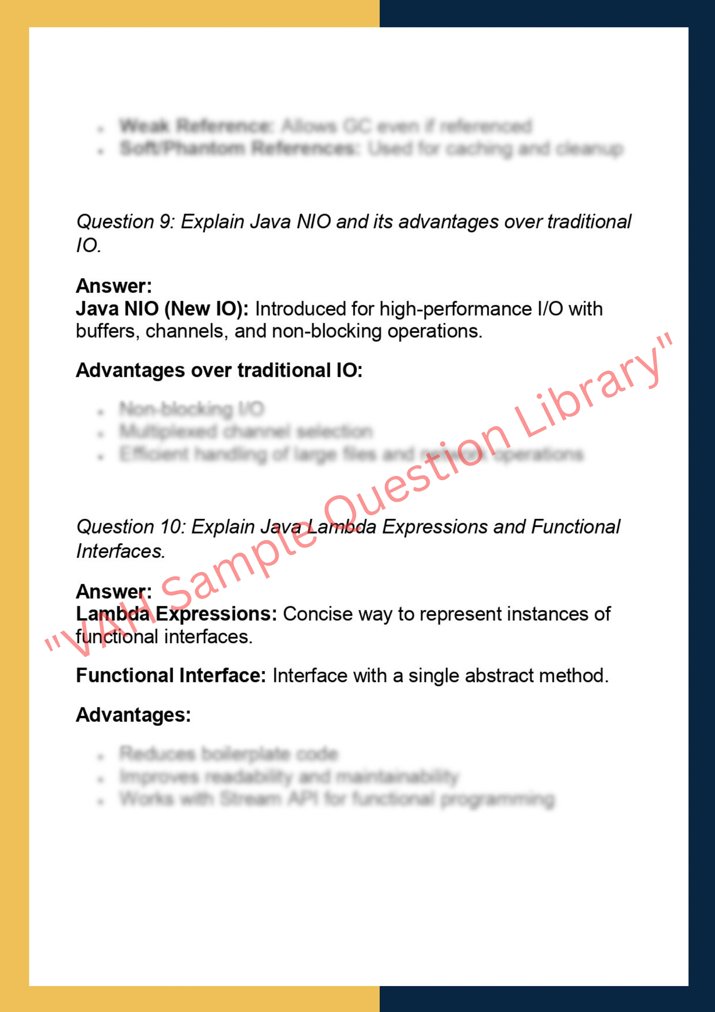 CS203 – Advanced Java Programming 4
