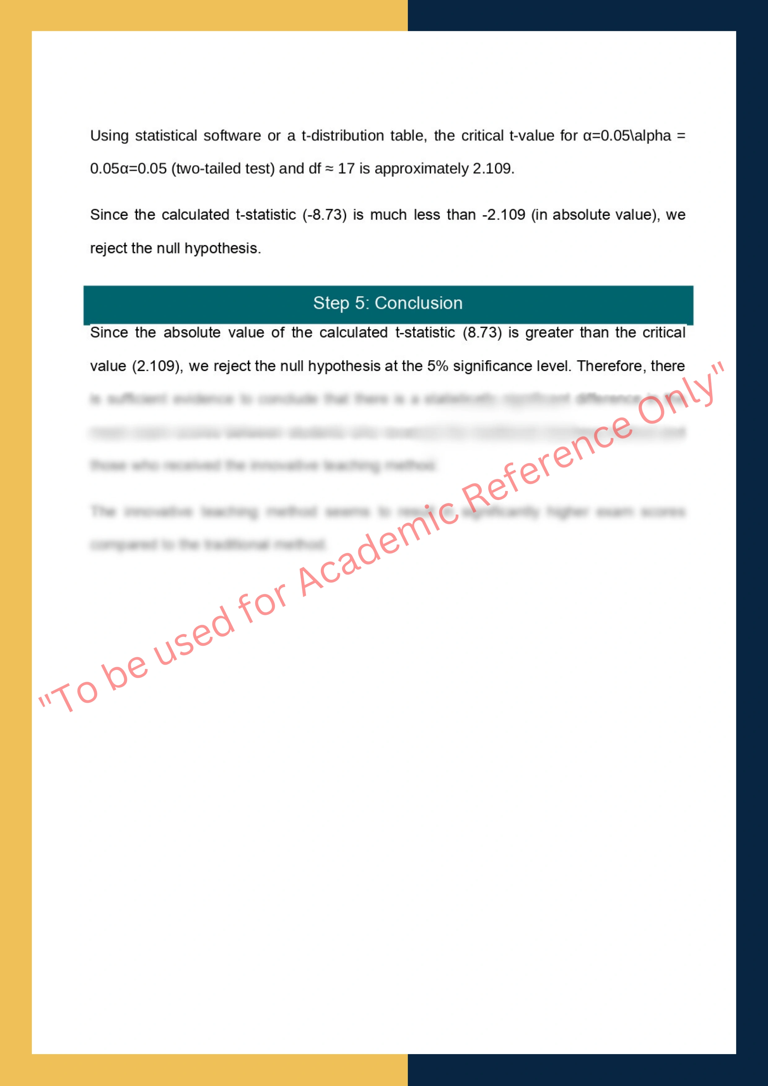 Assignment sample solution of ST1011 - Introduction to Statistics 5