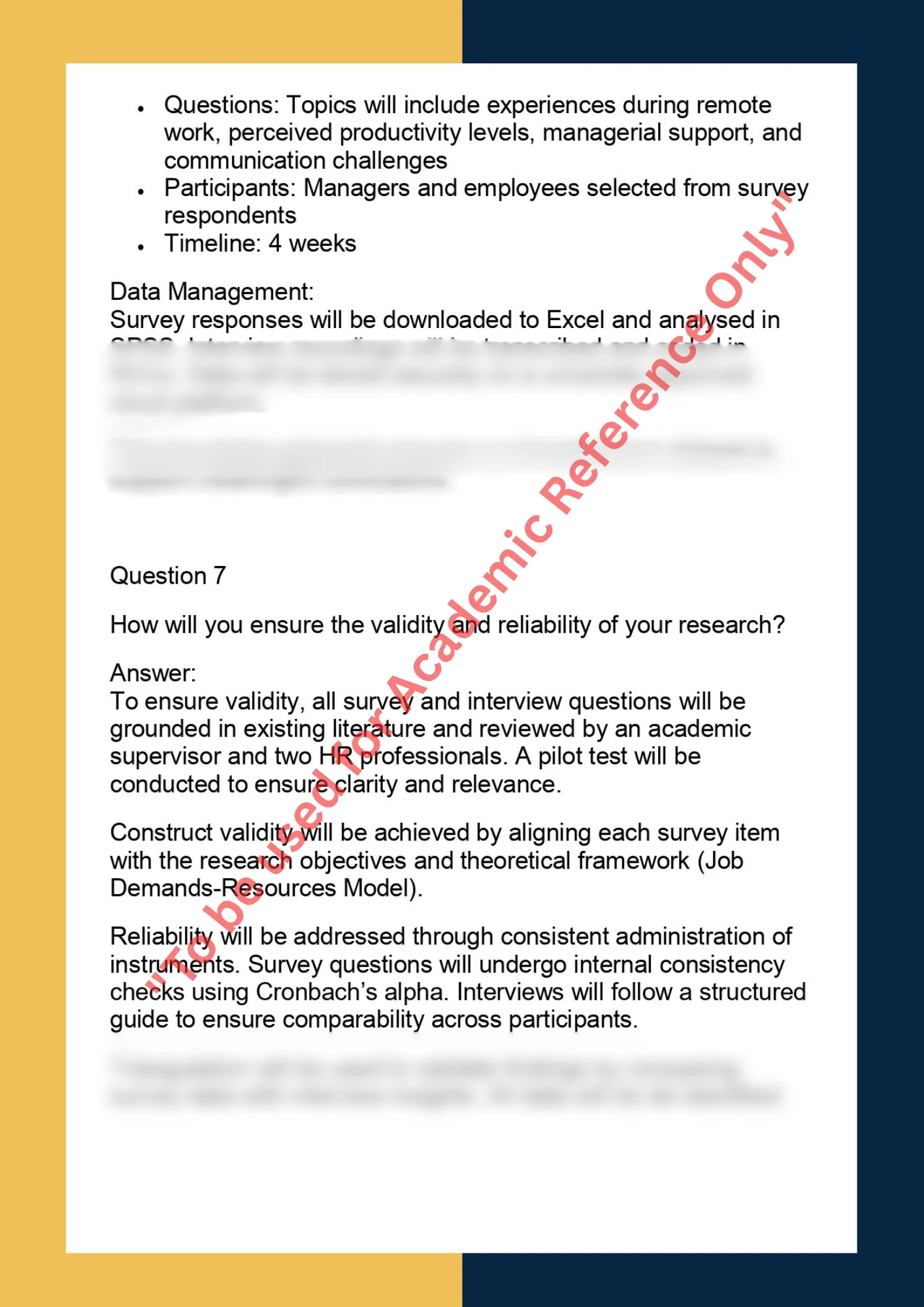 BUSS7001- Business Research Project 5