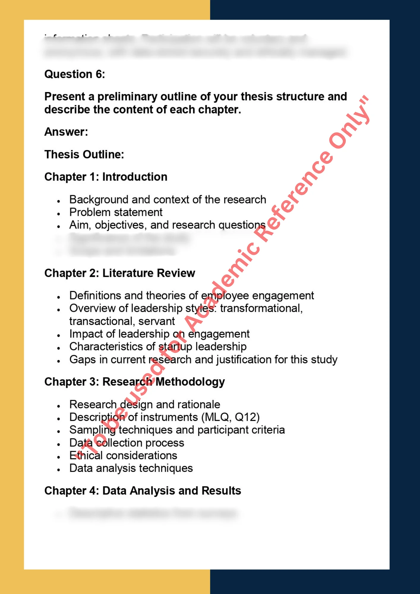 MGMT7100- Management Thesis 5