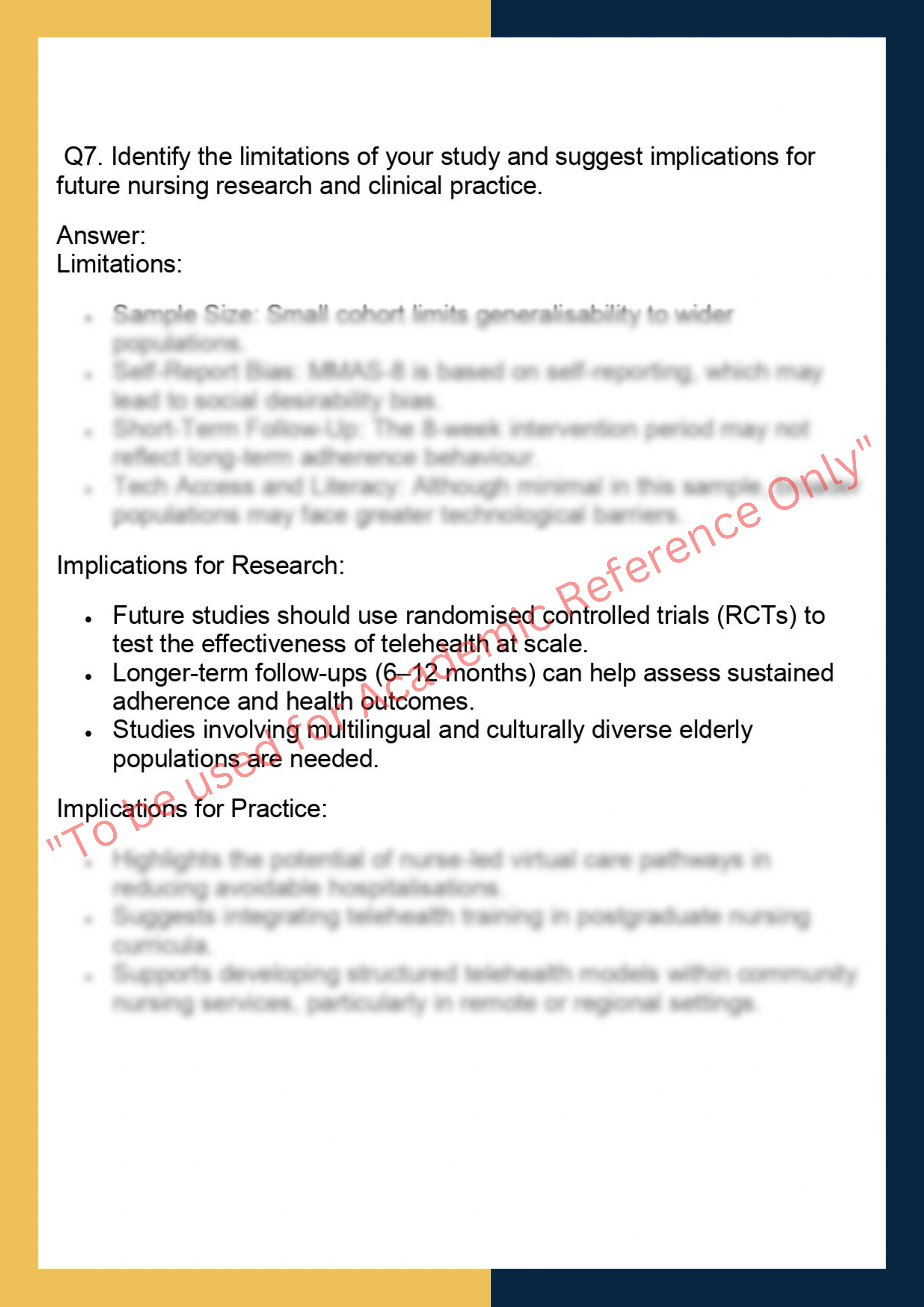 NURS7001-  Nursing Research Project 6