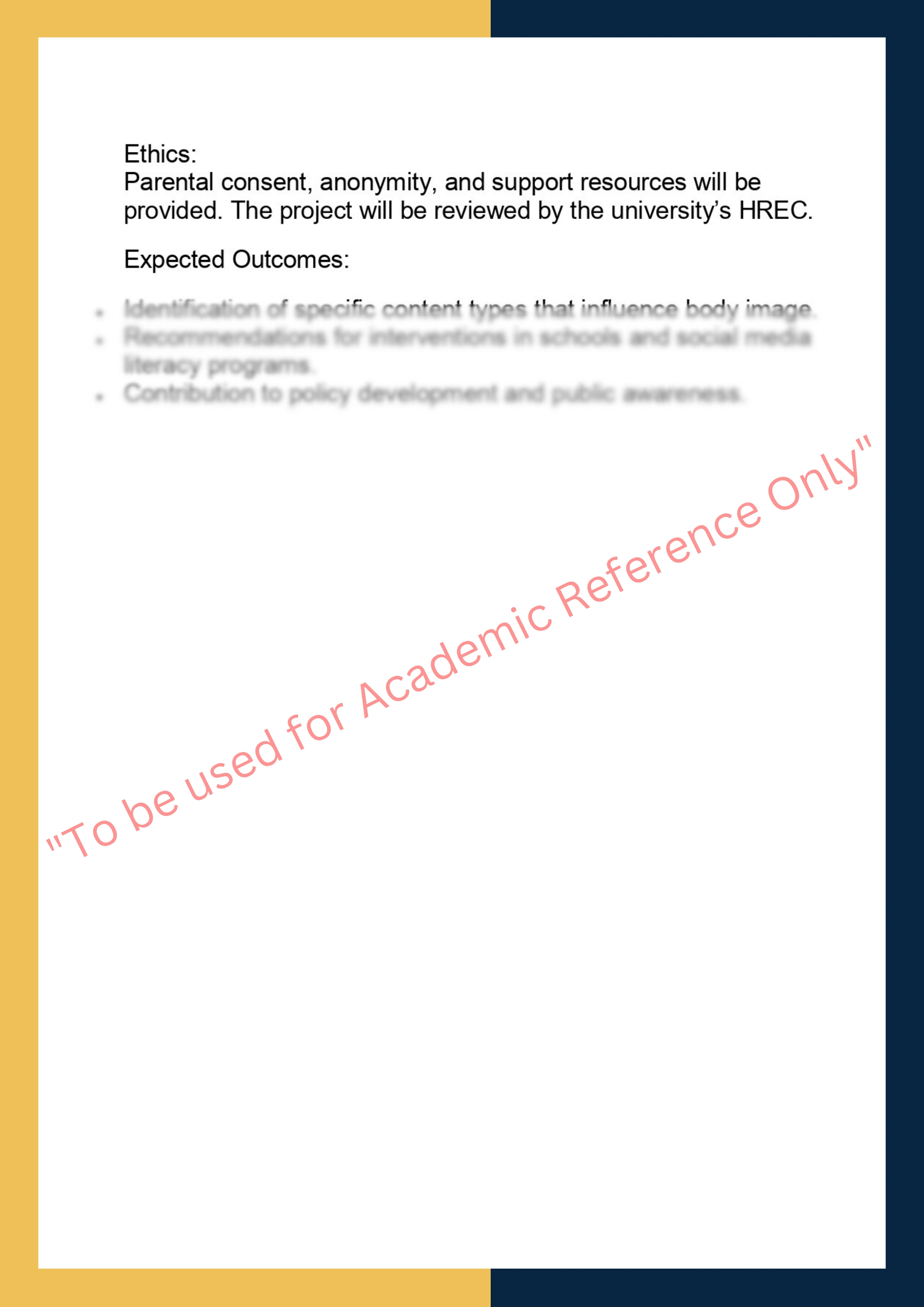 PSYC7101-  Psychology Thesis 5