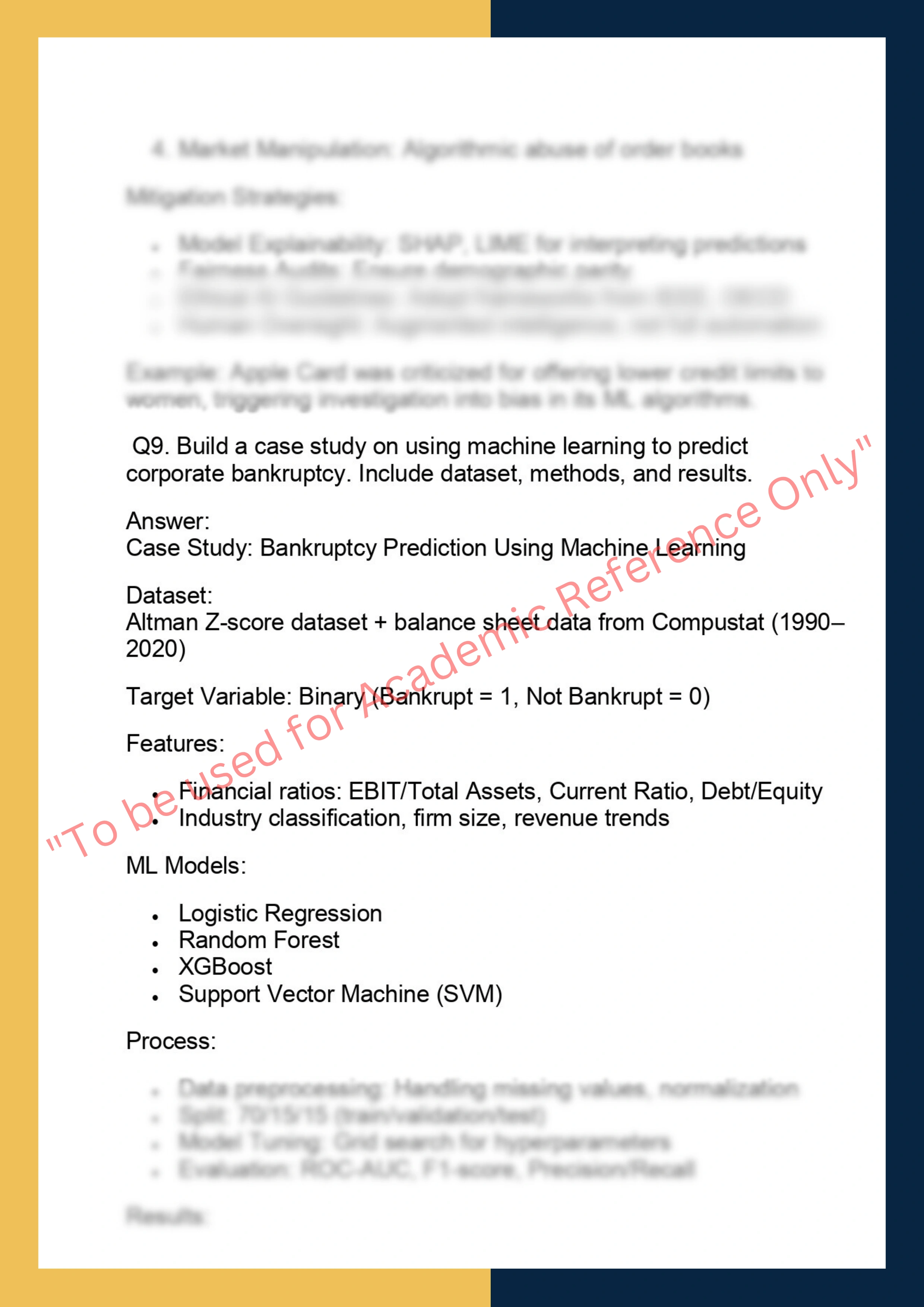 FINC6024 – Machine Learning for Finance 5