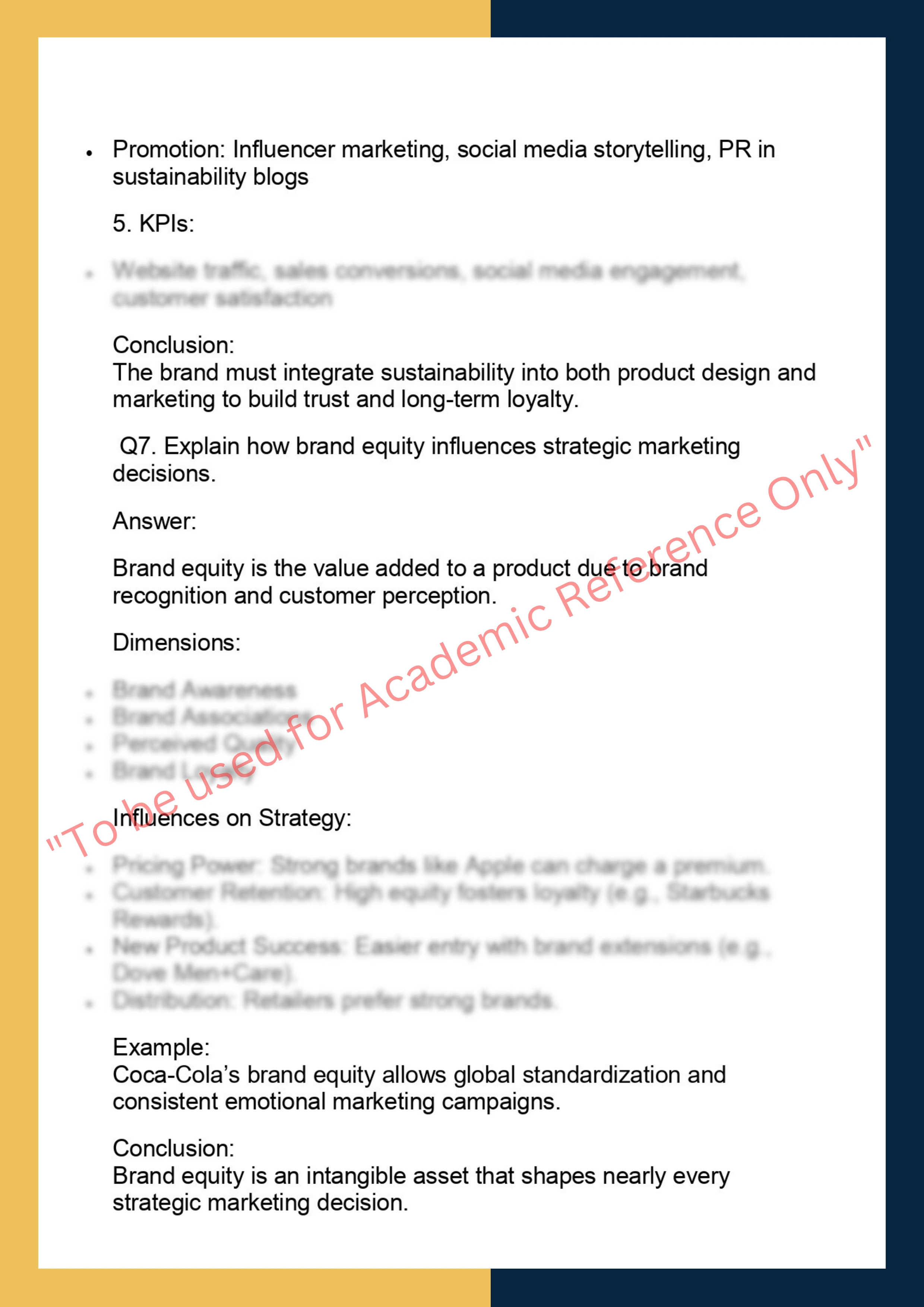 MKTG6003 -  Strategic Marketing 5