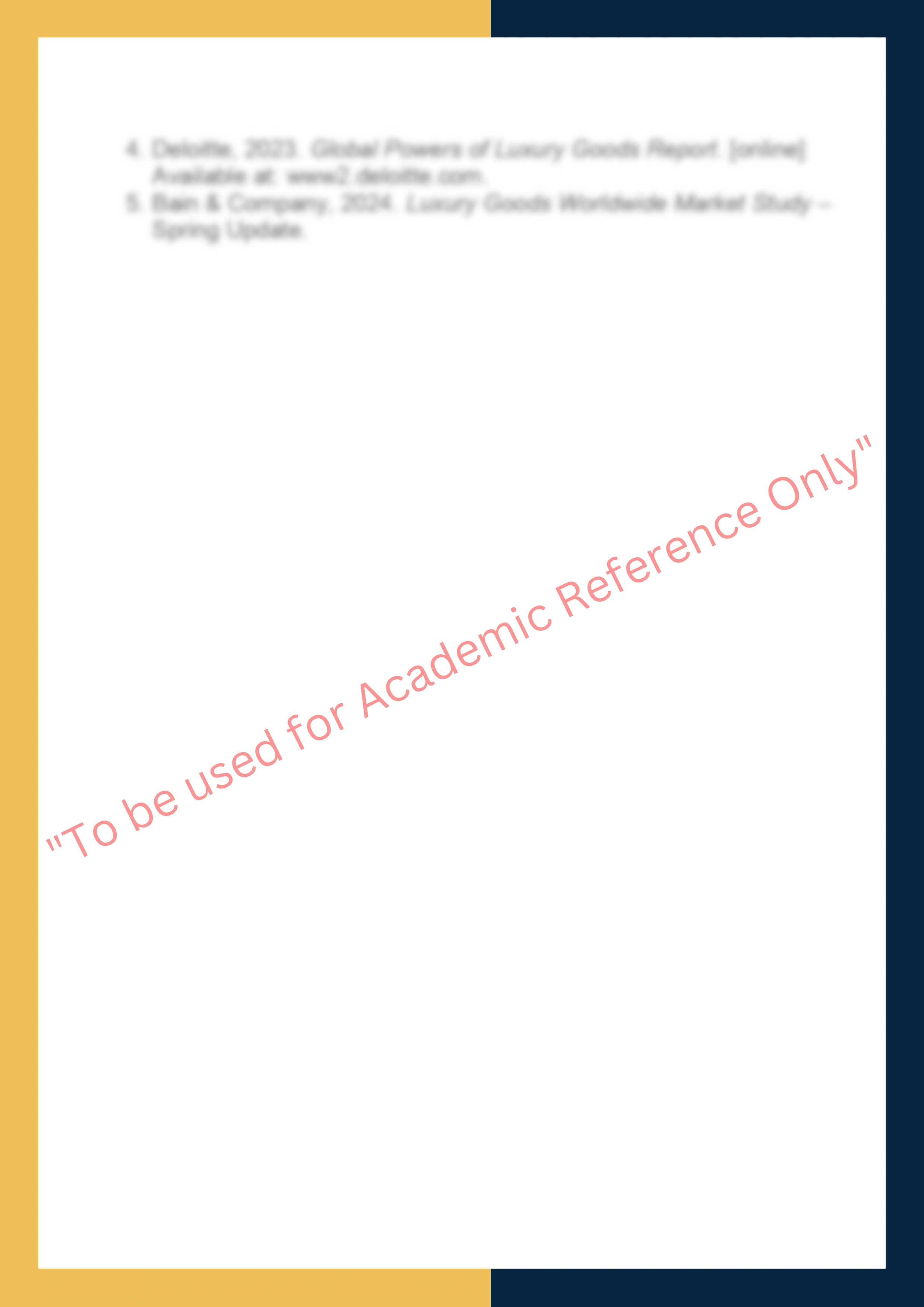 MK7004 – Luxury Brand Management 5