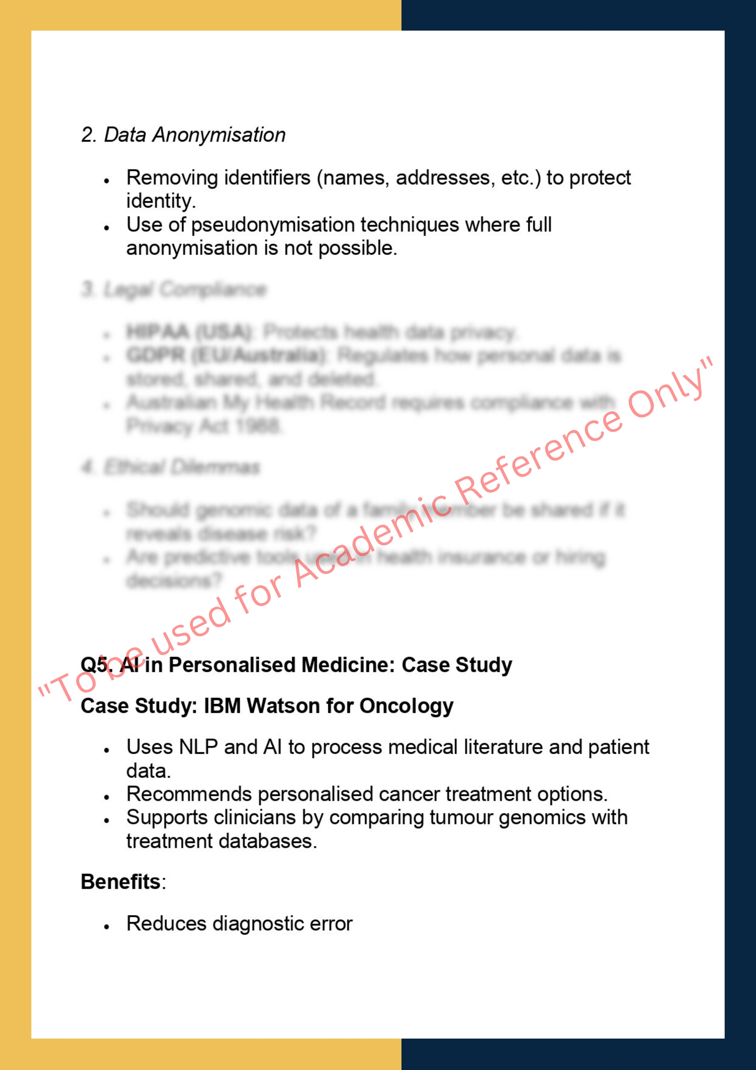 DSCE6017 – Health & Bioinformatics Data 5