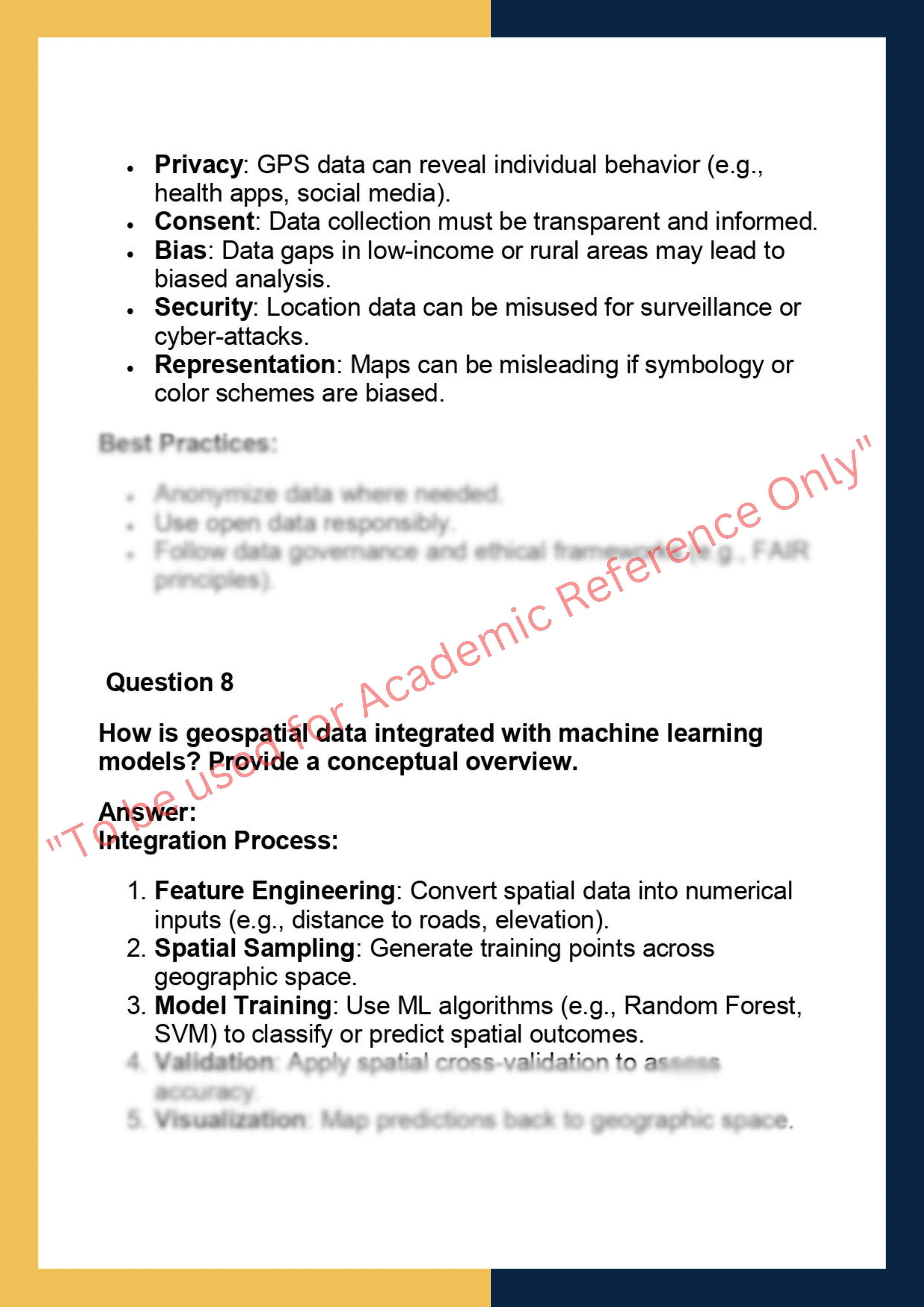 DSCE6018 – Geospatial Data Analytics 5