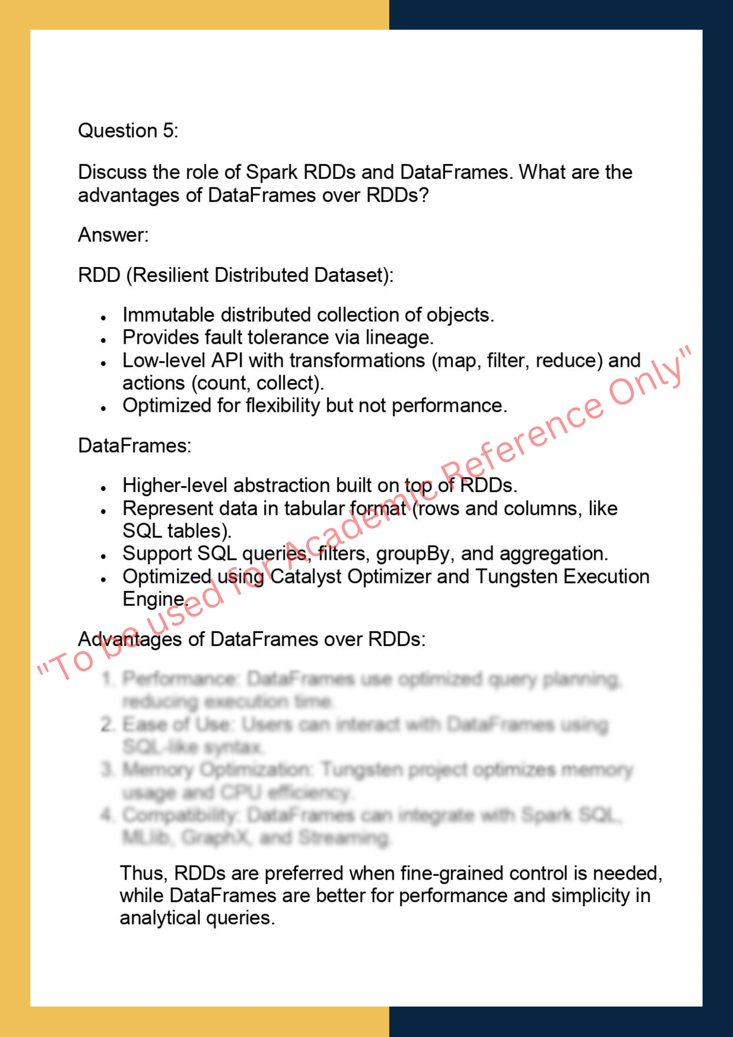 DS6004– Big Data Technologies (Hadoop,  Spark, etc.) 5