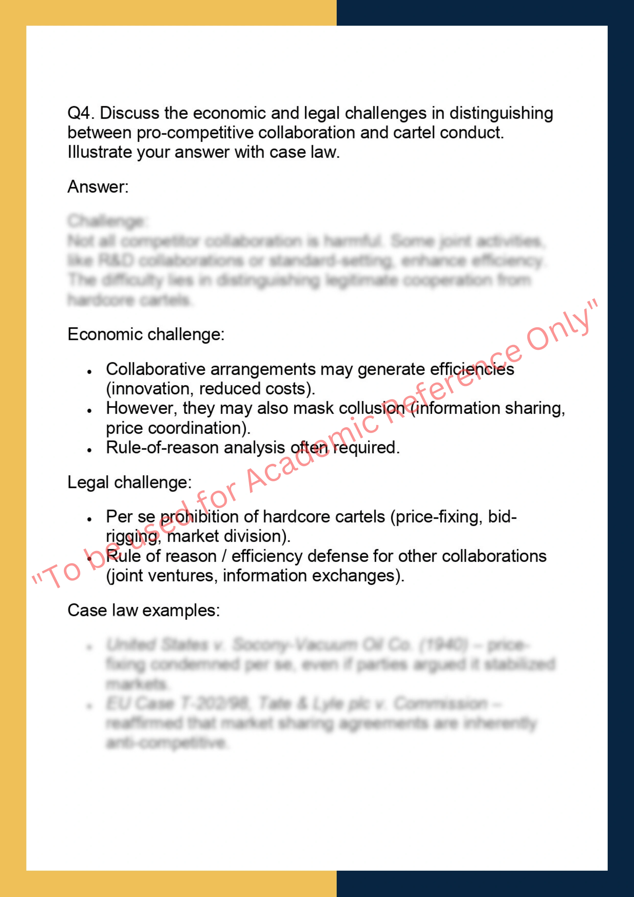 LAWS90064  – Cartels 5