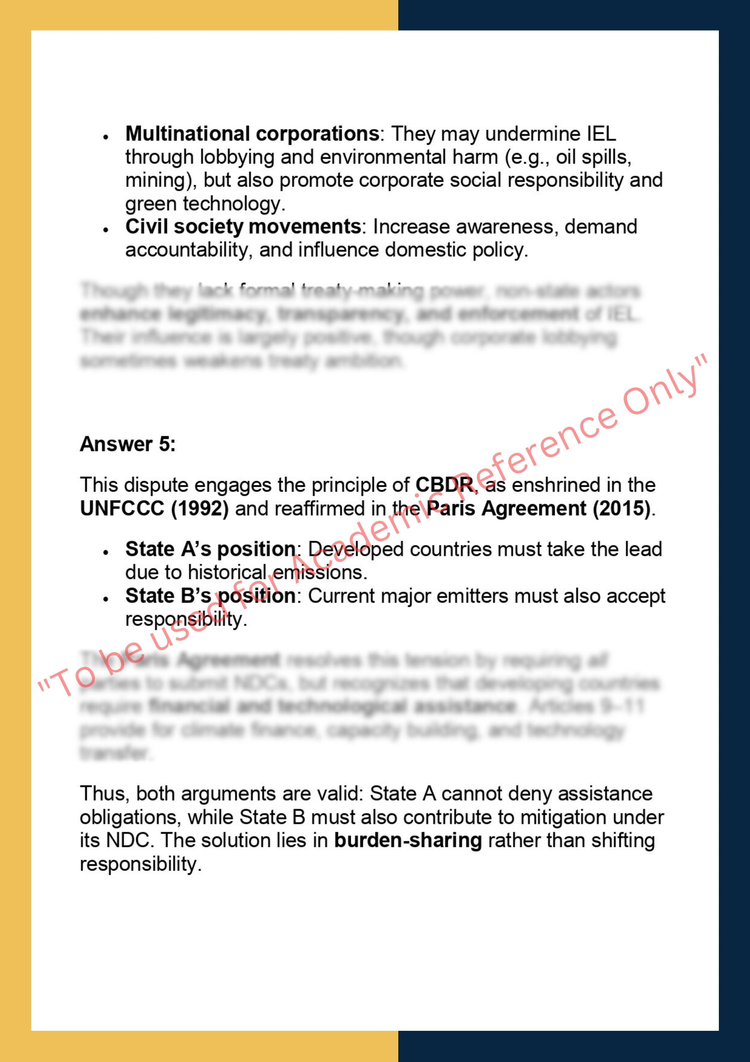 SOLM134– International Environmental Law 5