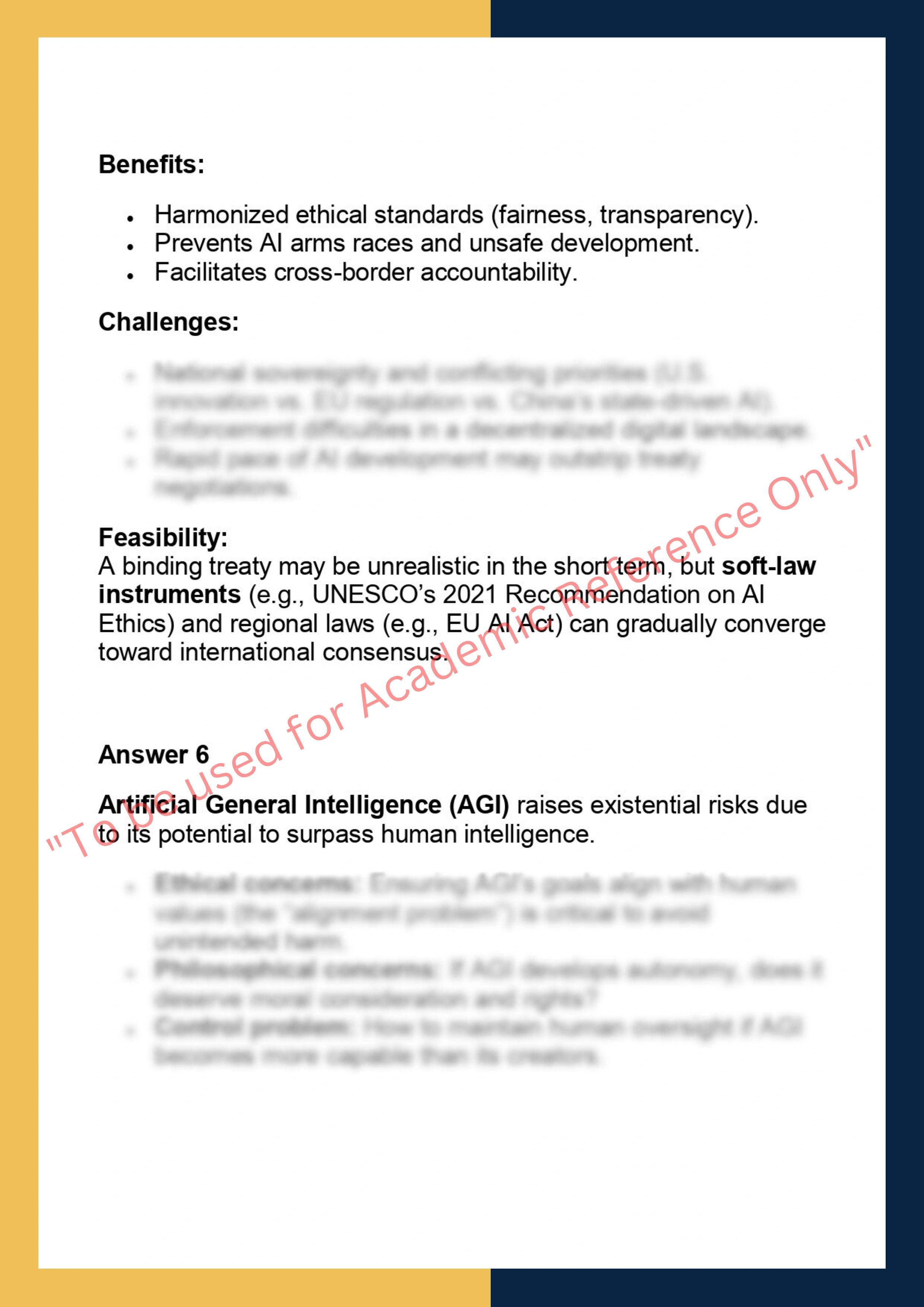 COMP7211 – Artificial Intelligence & Ethics 5