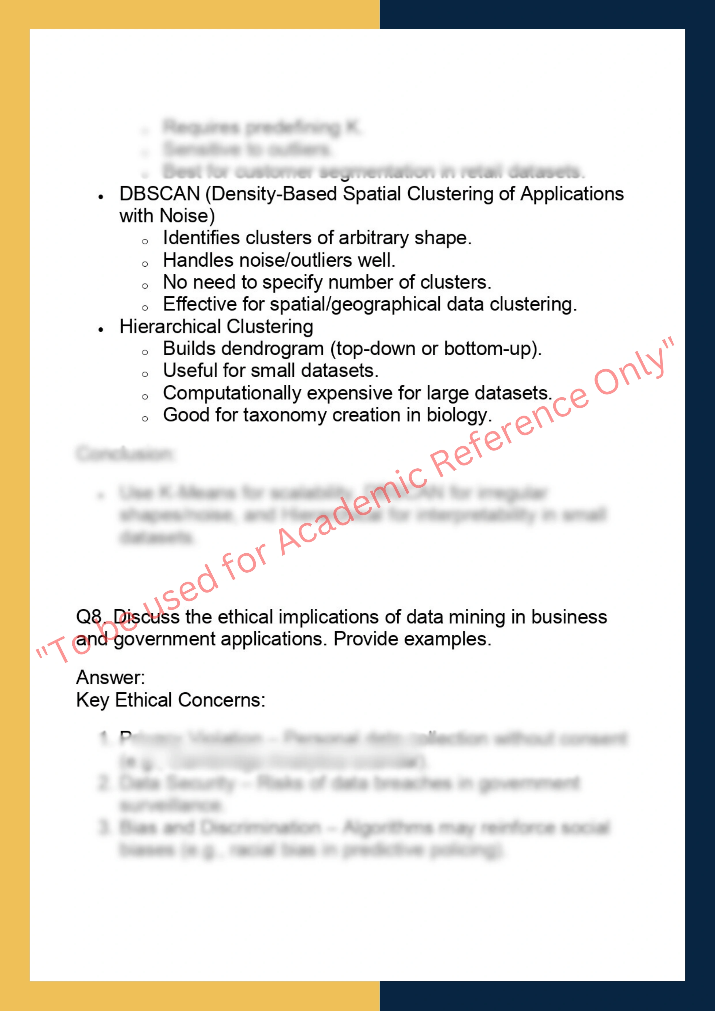 INFO254 – Data Mining and Analytics 5
