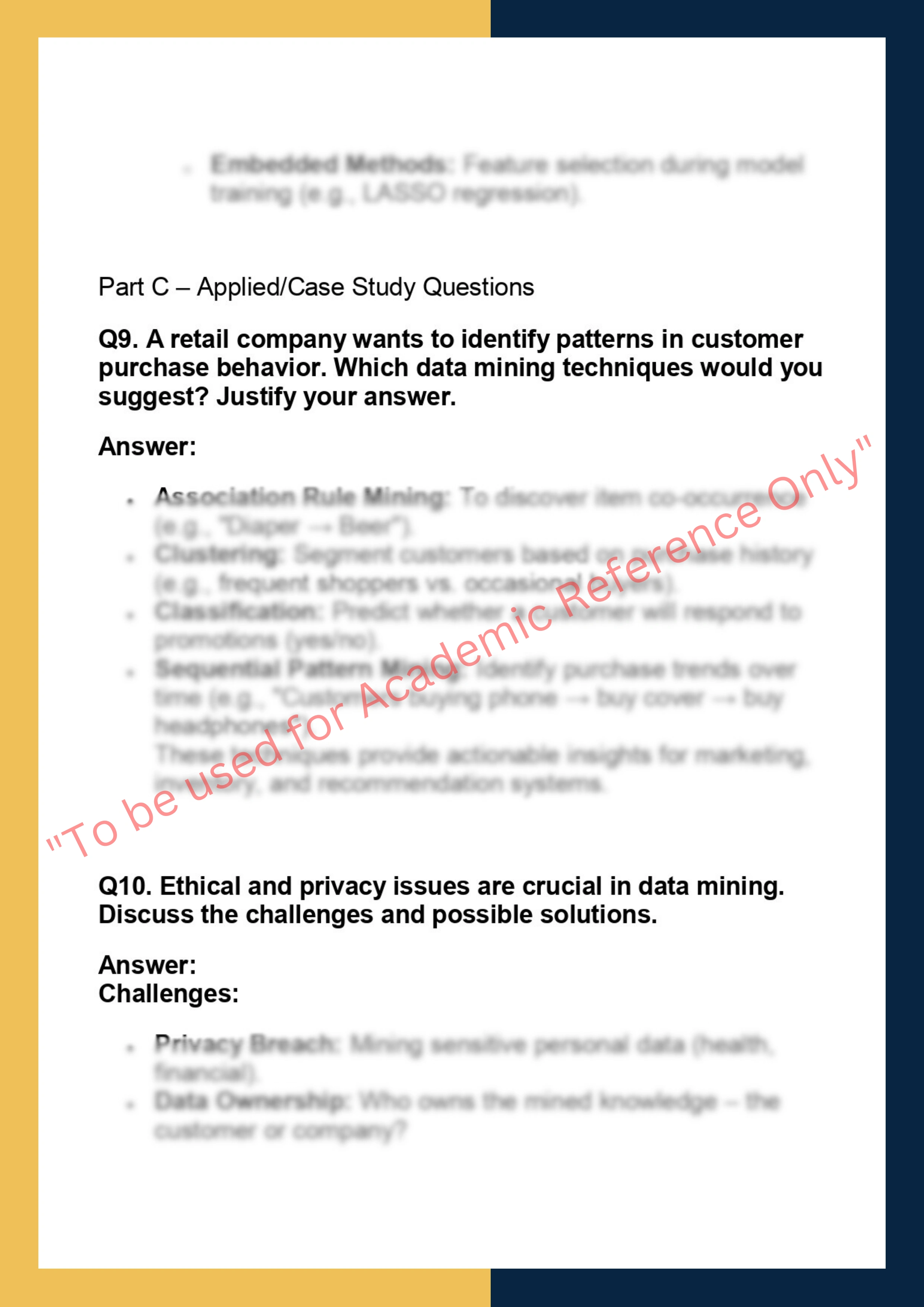 CSCI 543 –  Data Mining 5