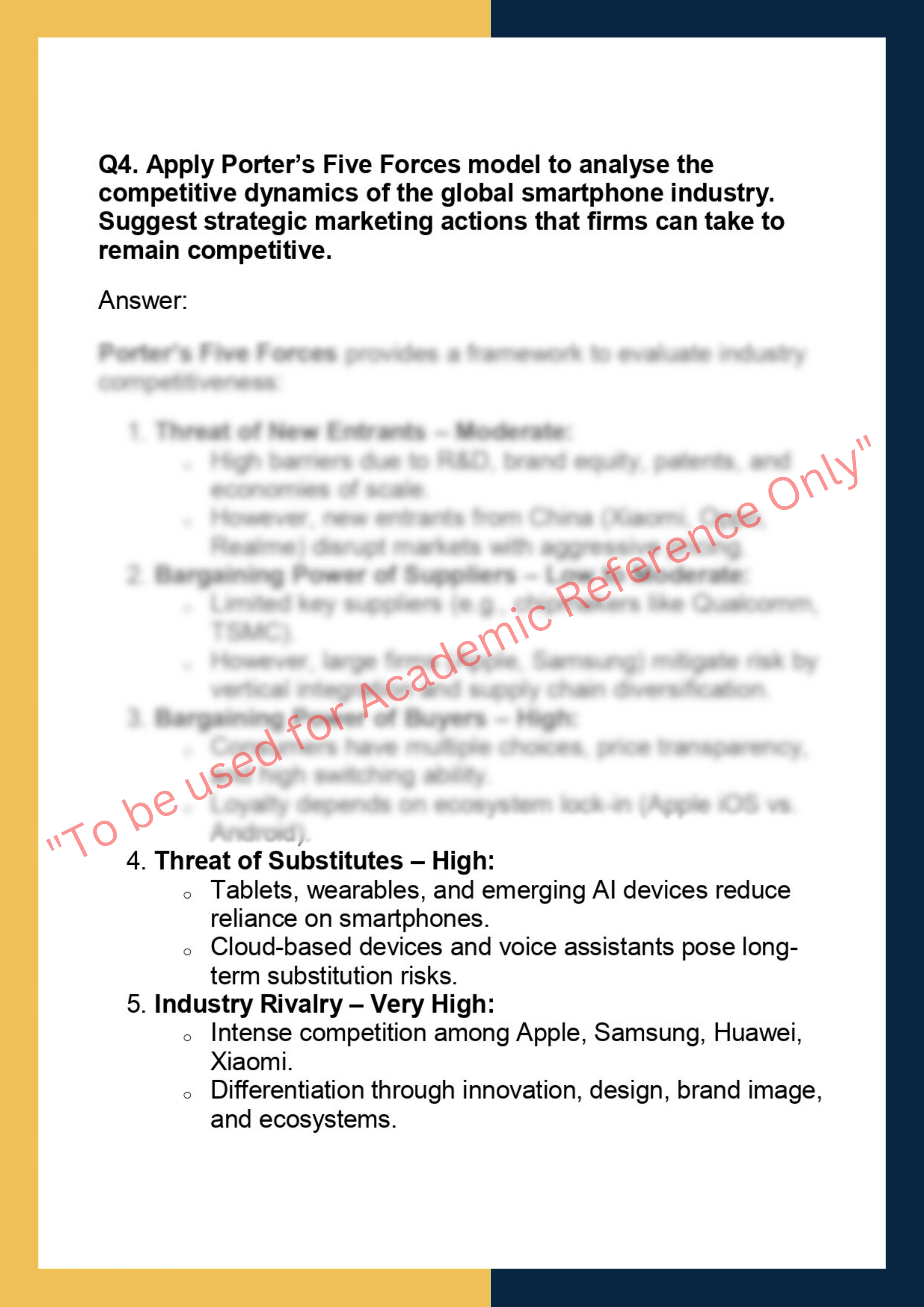 MKTG6003 -  Strategic Marketing 5