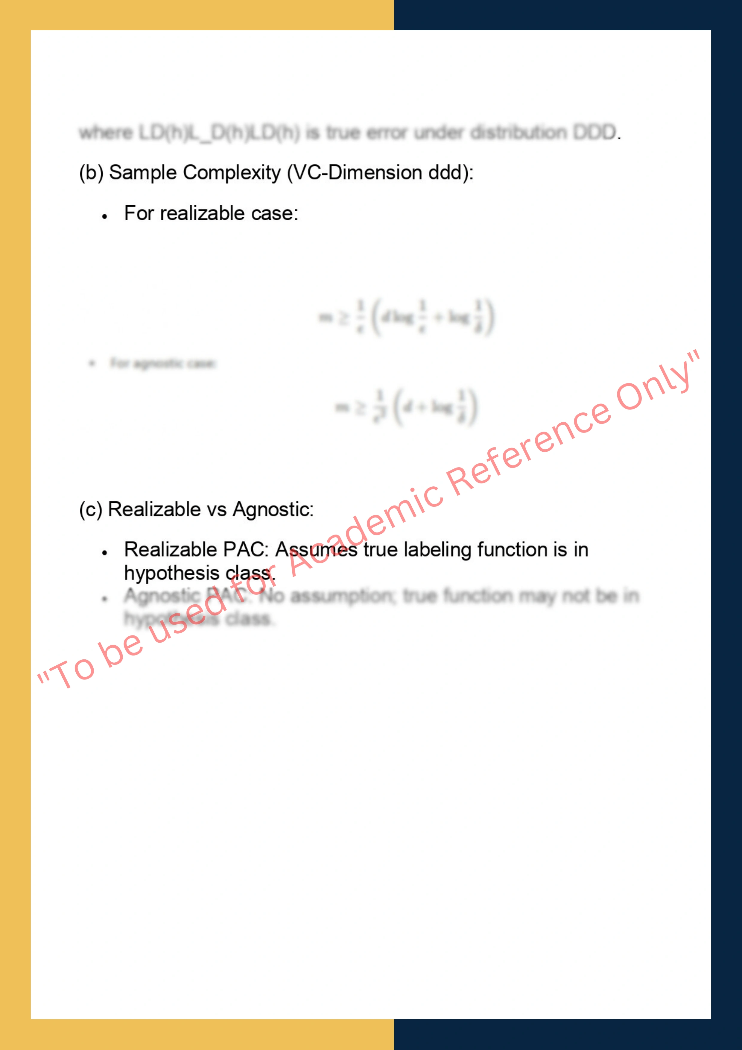 CIS 520 –  Machine Learning 5