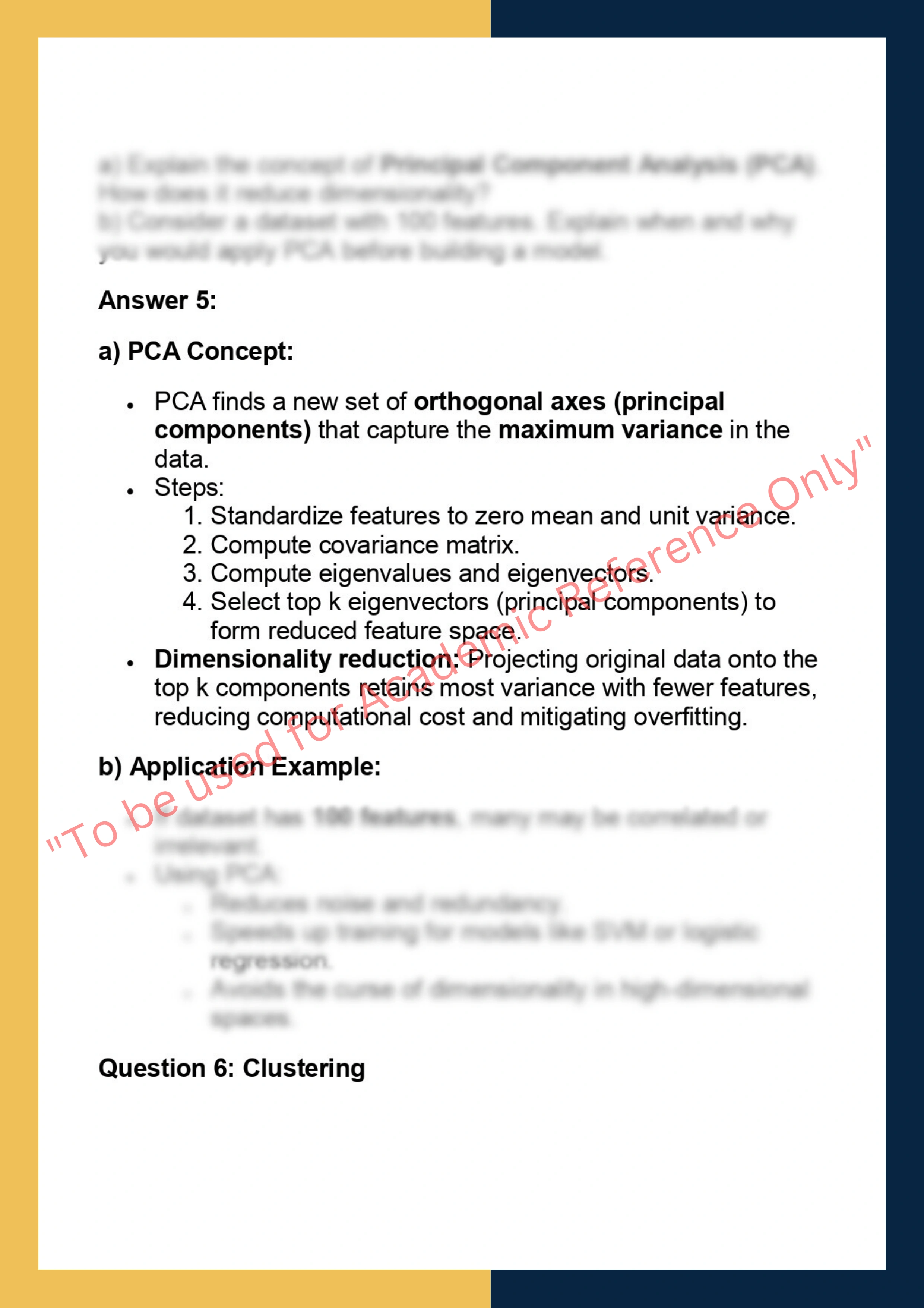 COMP0050 – Introduction to Machine Learning  for Data Science 5