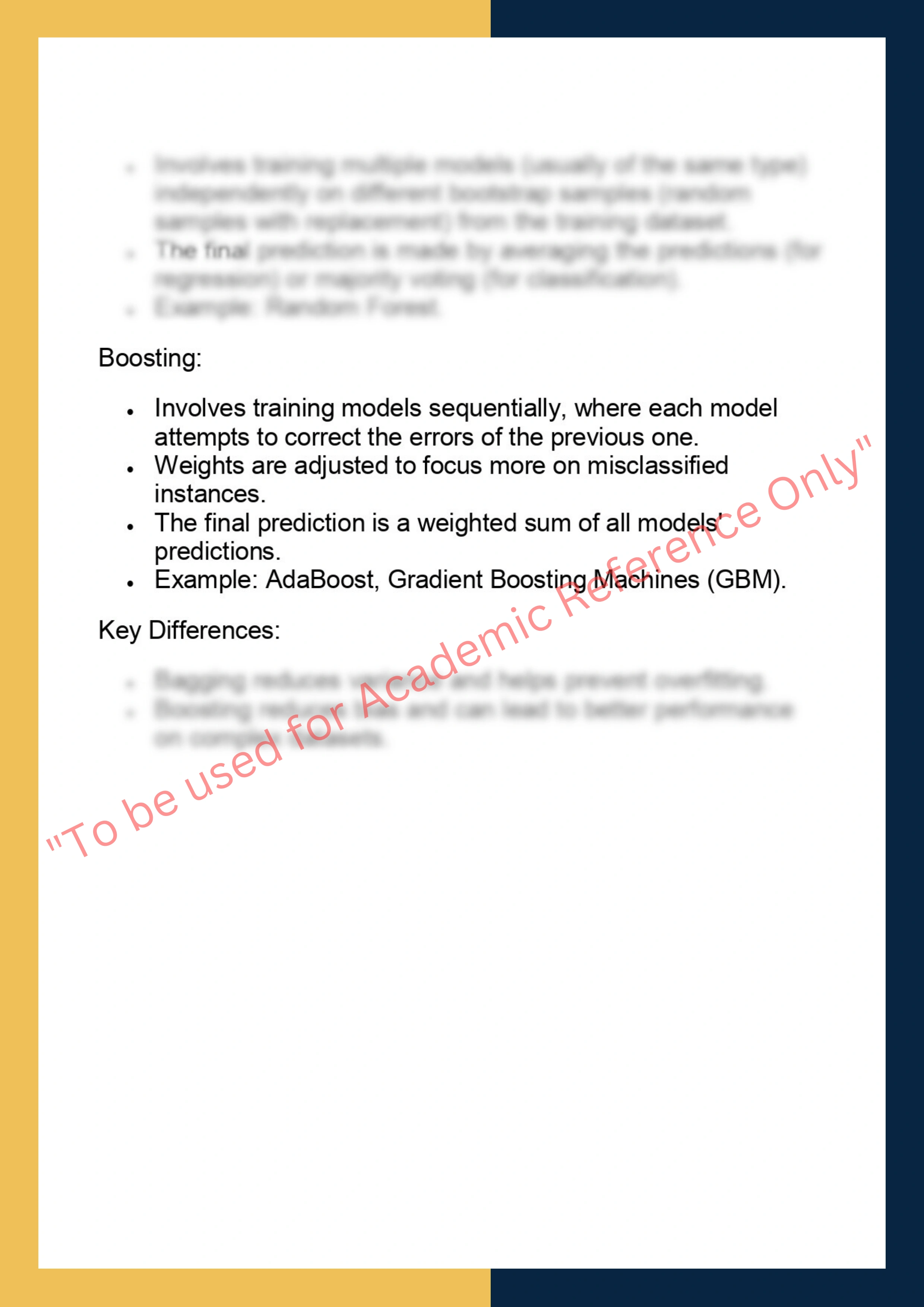 COMP5318 – Machine Learning and Data Mining 5