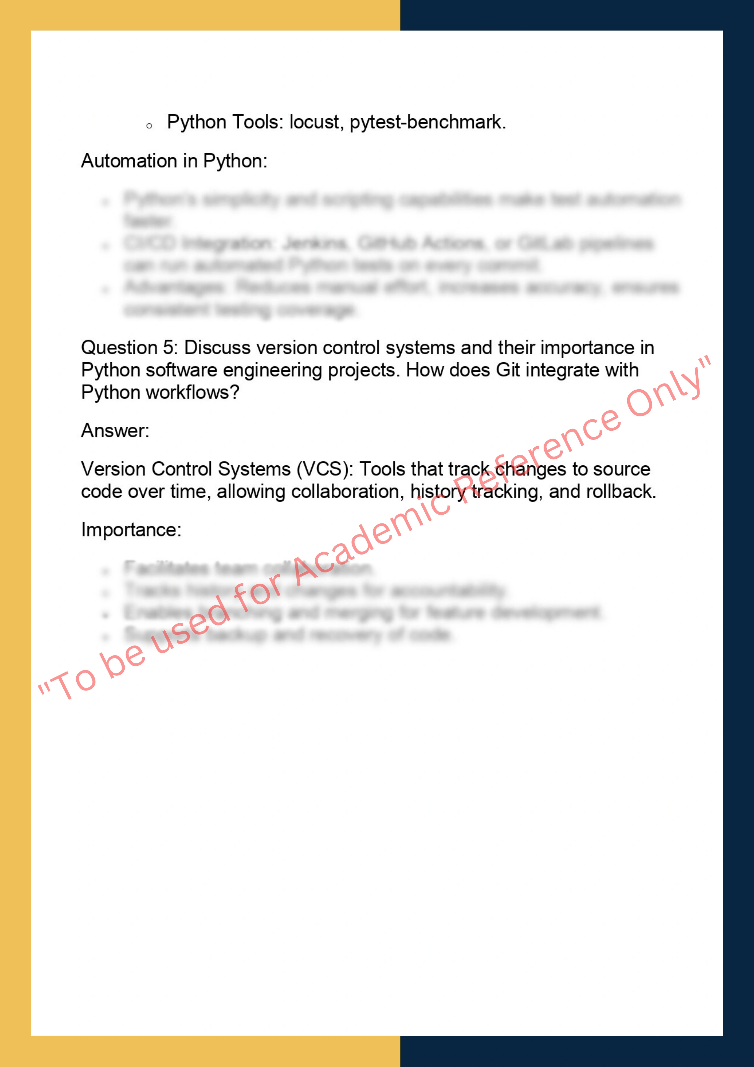 SE712 - Software Engineering with Python 5