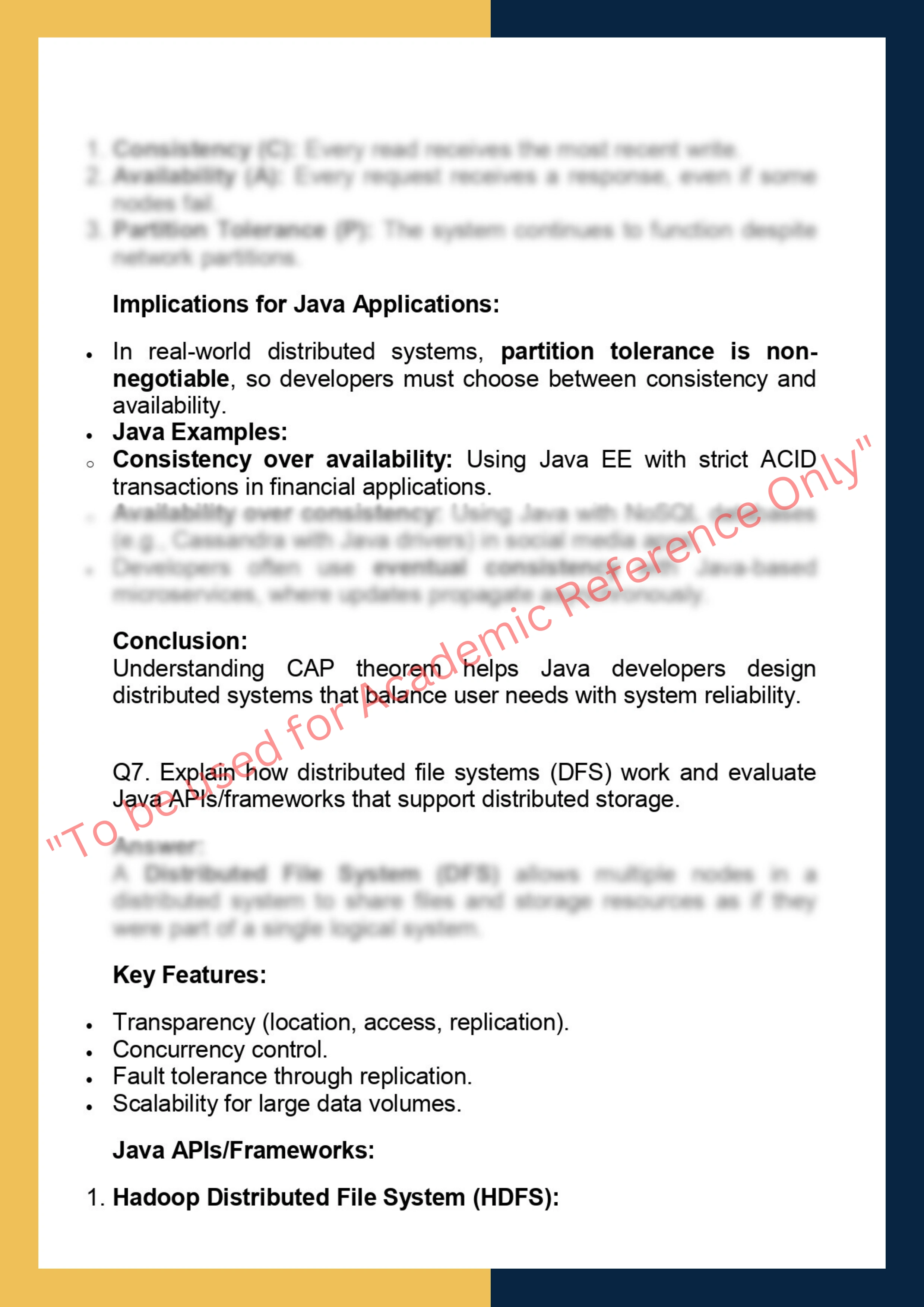 DSJ605 Distributed Systems using Java 5