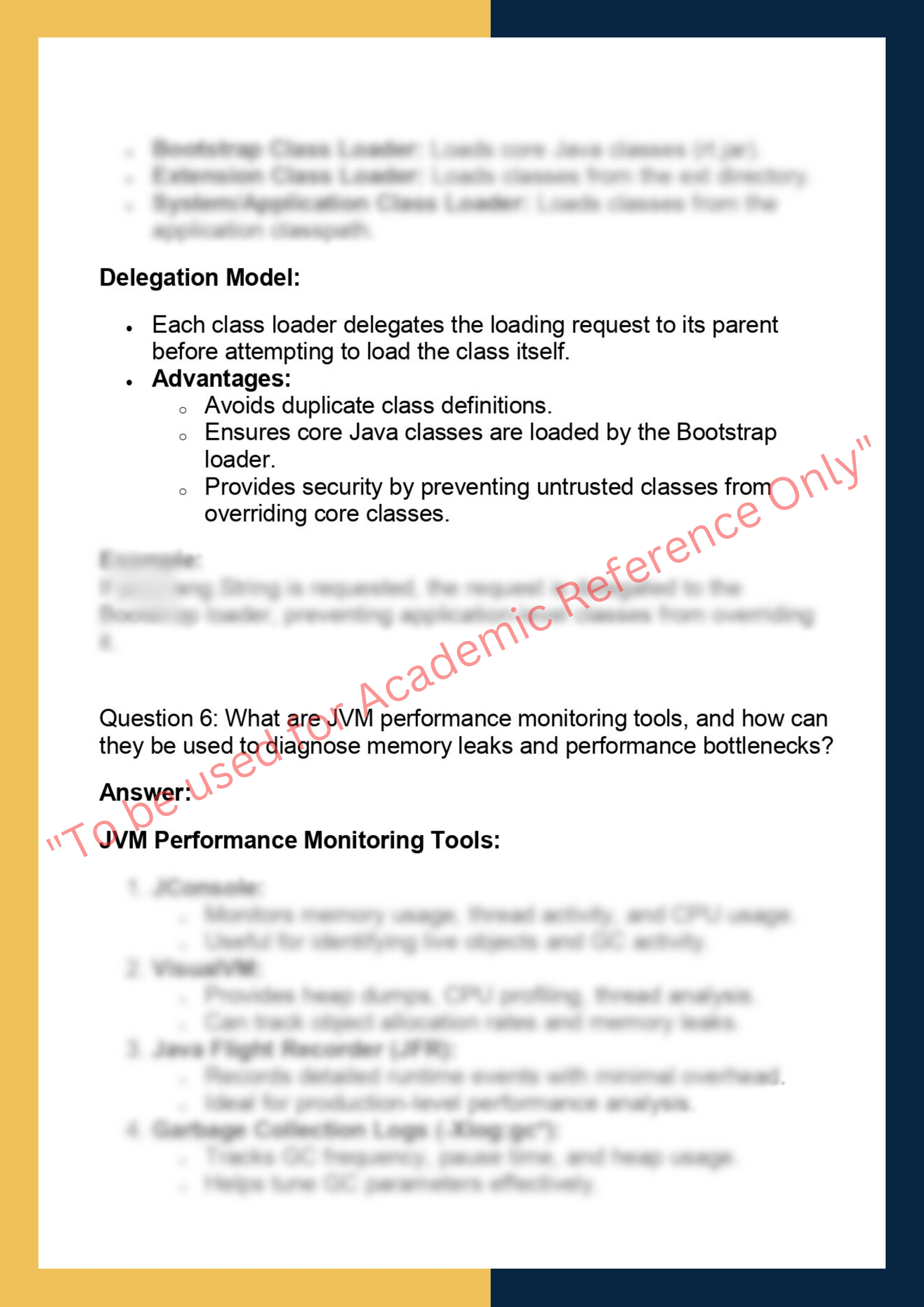 JVMPT614 – JVM Internals & Performance  Tuning 5